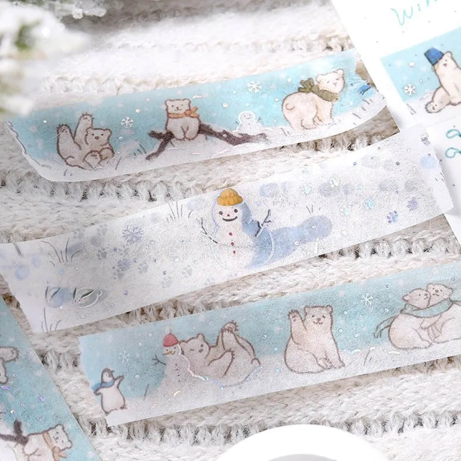 BGM 2024 Winter Limited Masking Tape – Polar Bear