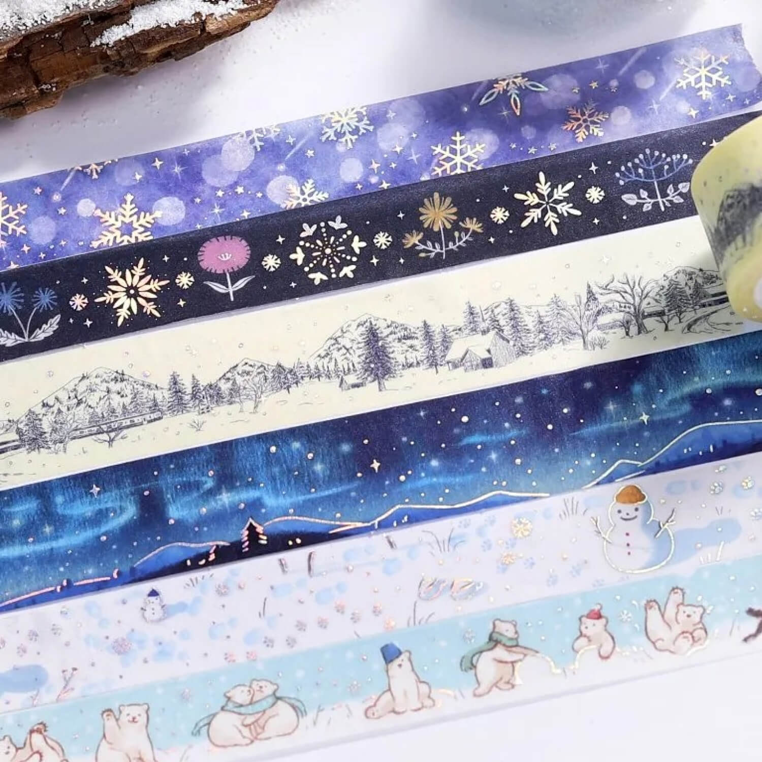 BGM 2024 Winter Limited Masking Tape – Polar Bear