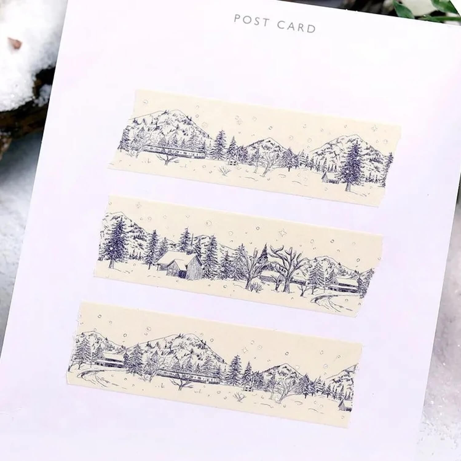 BGM 2024 Winter Limited Masking Tape – Winter Sketch