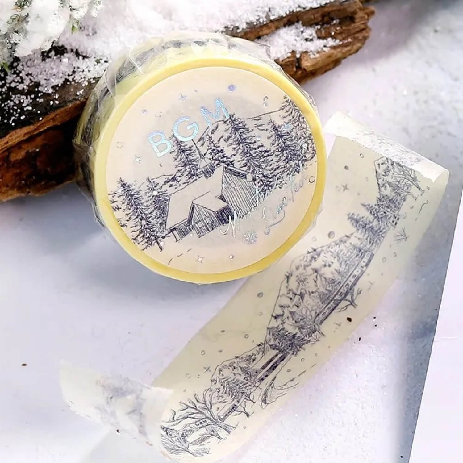 BGM 2024 Winter Limited Masking Tape – Winter Sketch