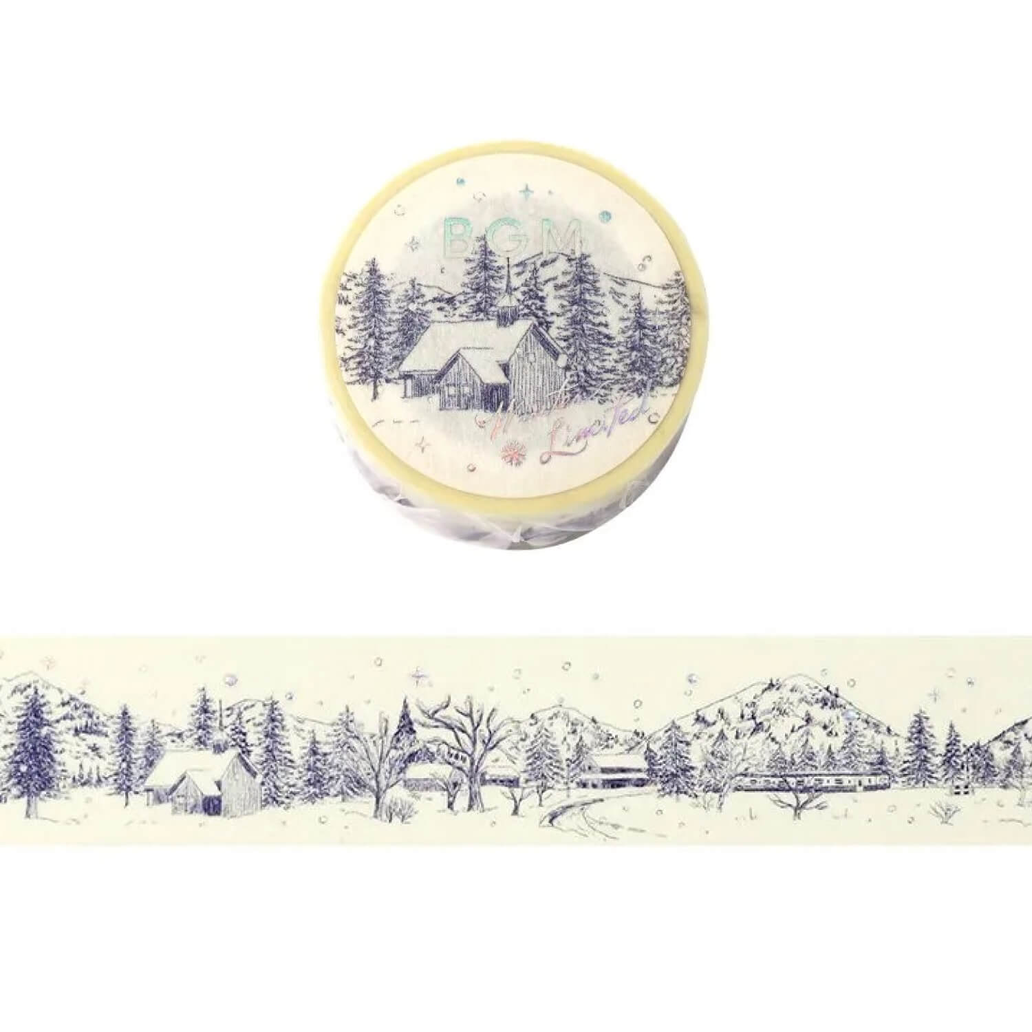 BGM 2024 Winter Limited Masking Tape – Winter Sketch