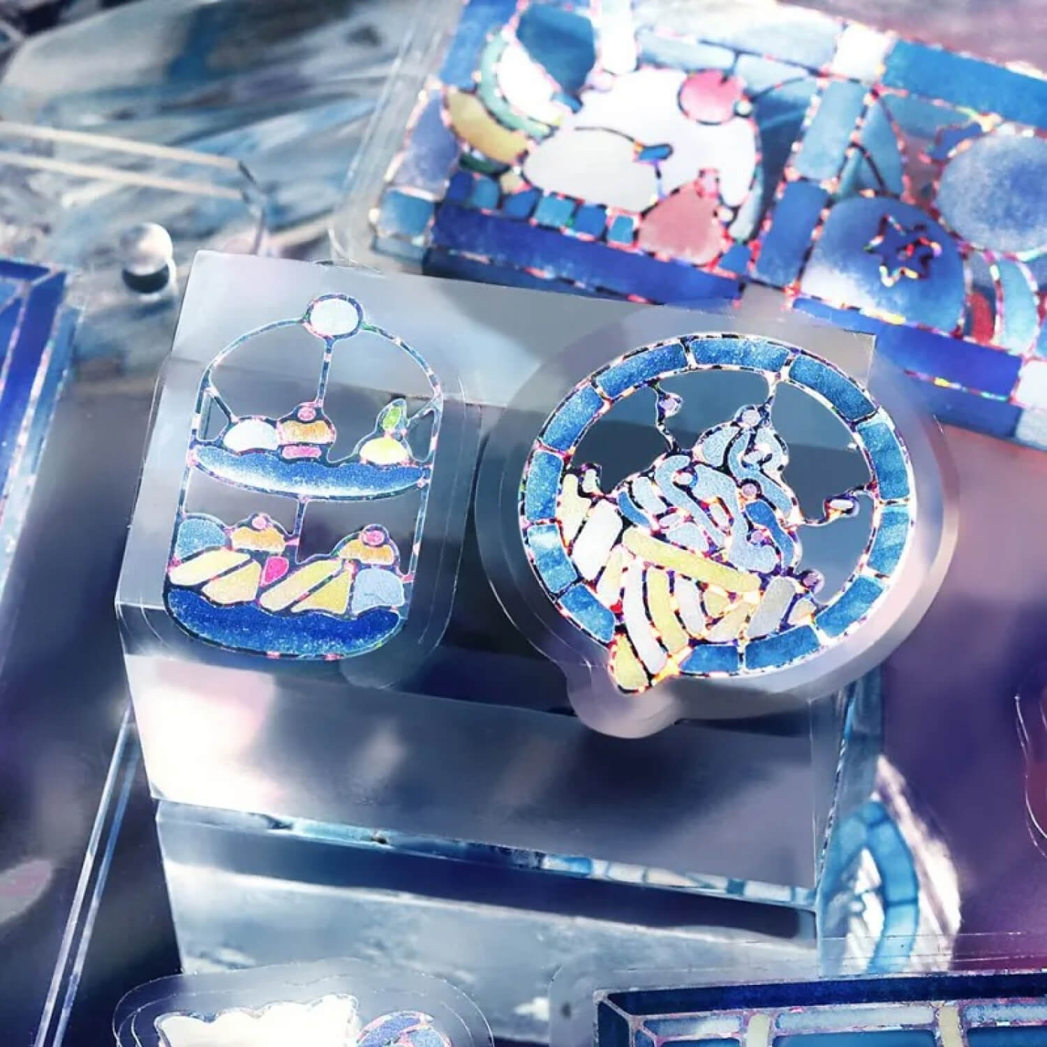 BGM Clear Stickers – Café à la Mode: Stained Glass Series