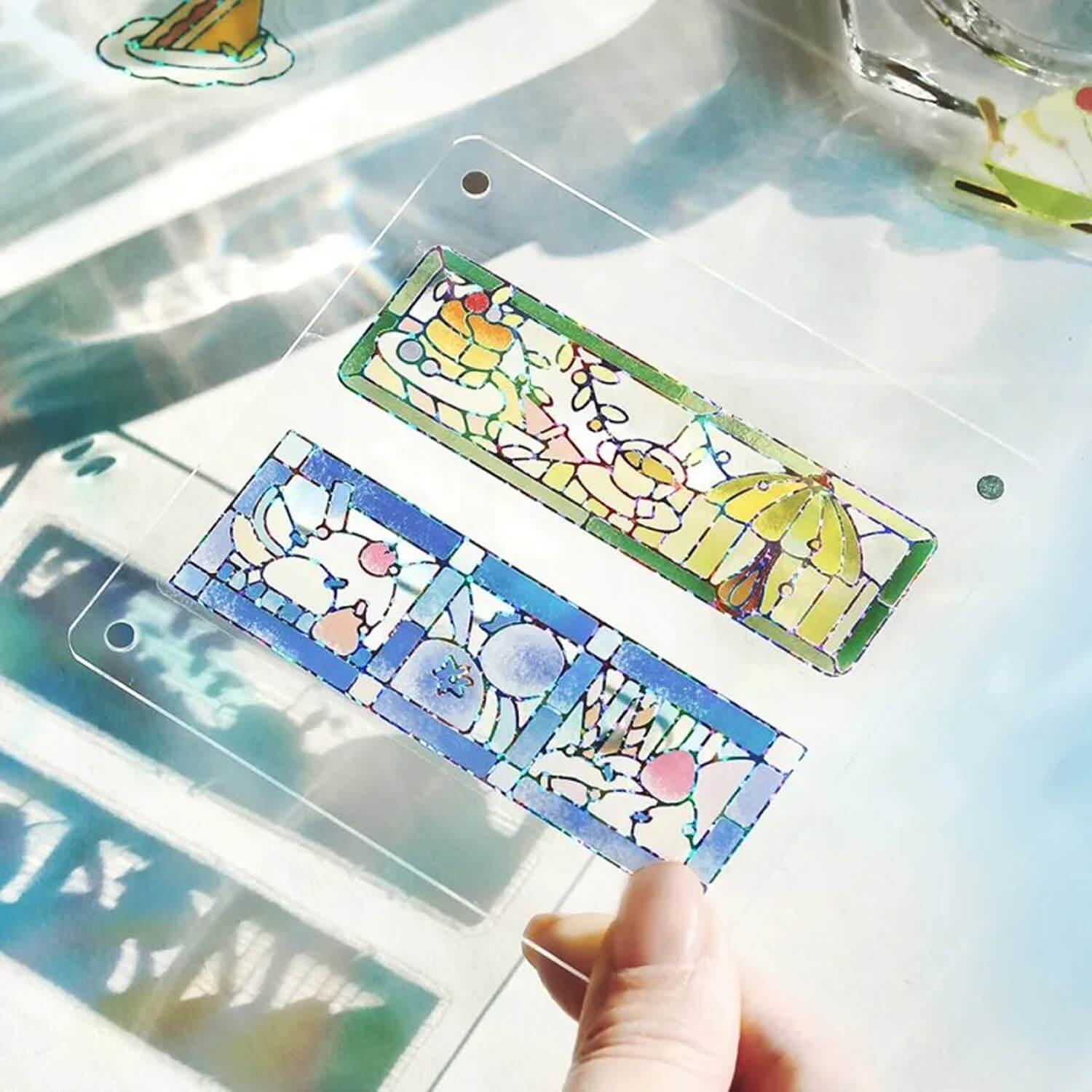 BGM Clear Stickers – Café à la Mode: Stained Glass Series