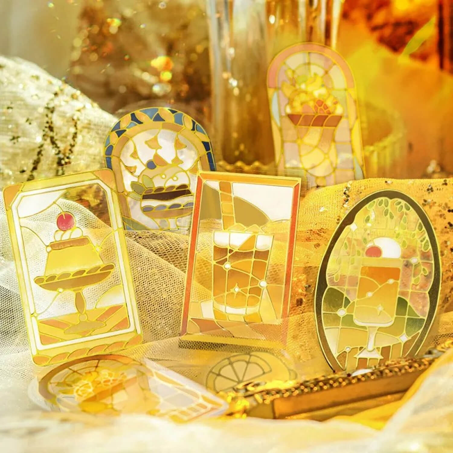 BGM Clear Stickers – Café à la Mode: Stained Glass Series