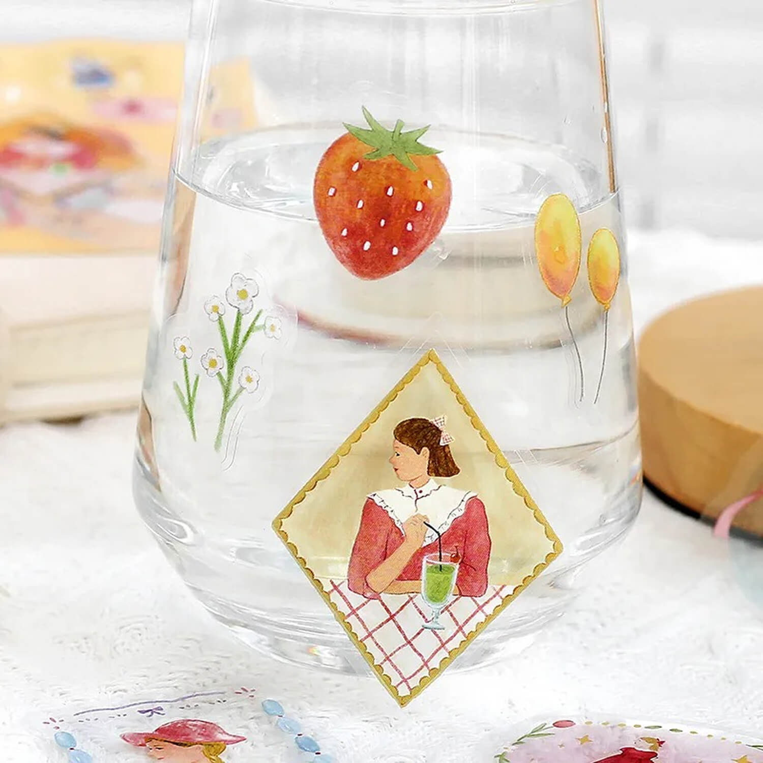 BGM Clear Stickers – Maiden Brooch – Girl