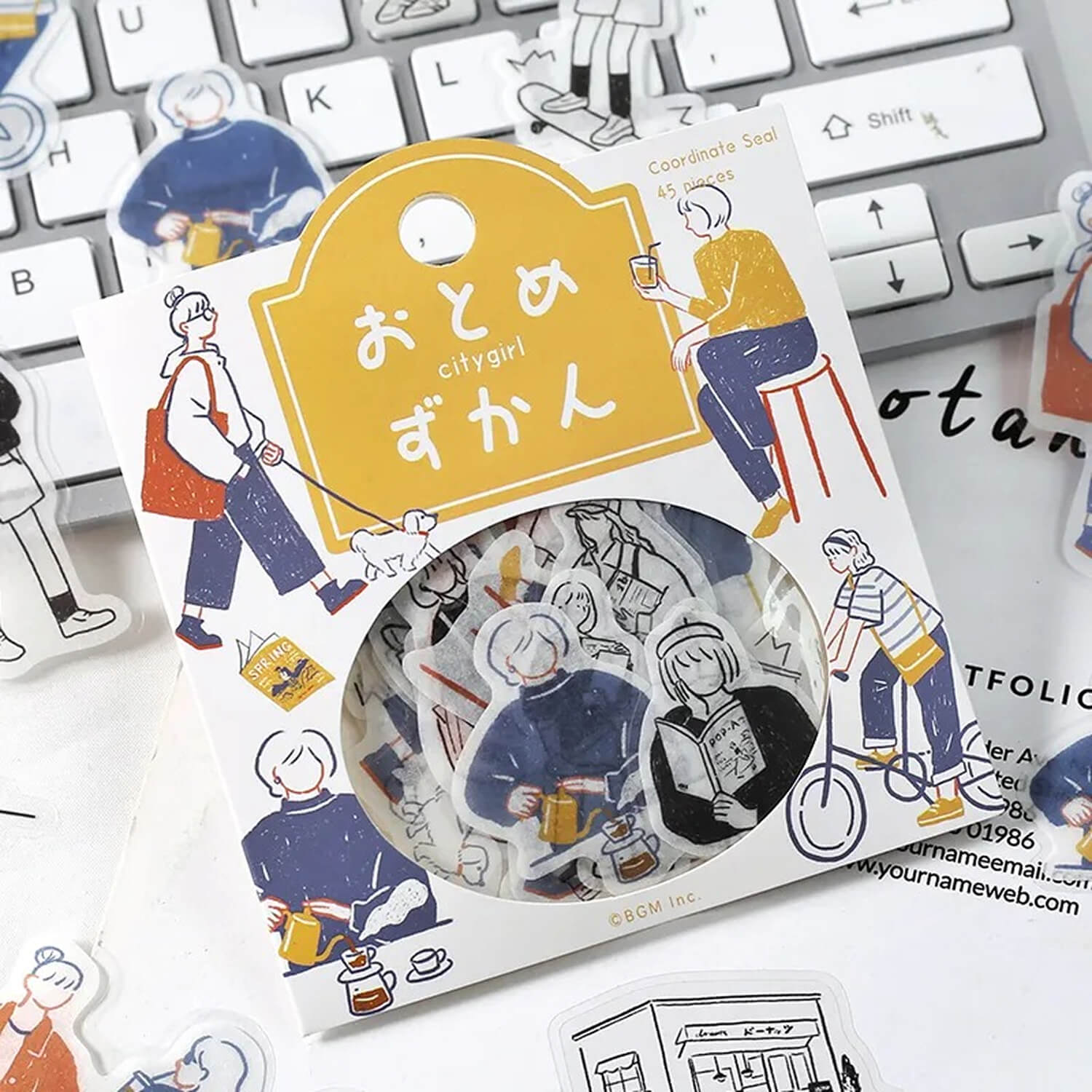 BGM Coordinate Stickers – Otome Zukan - City Girl