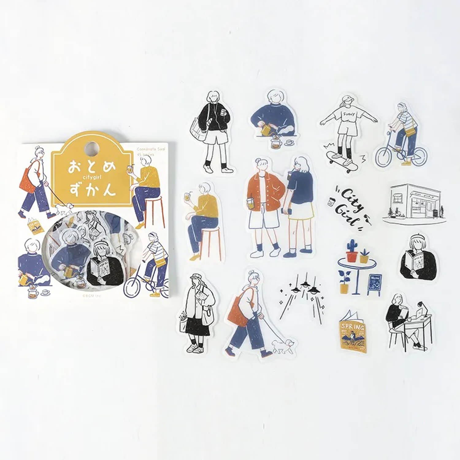 BGM Coordinate Stickers – Otome Zukan - City Girl