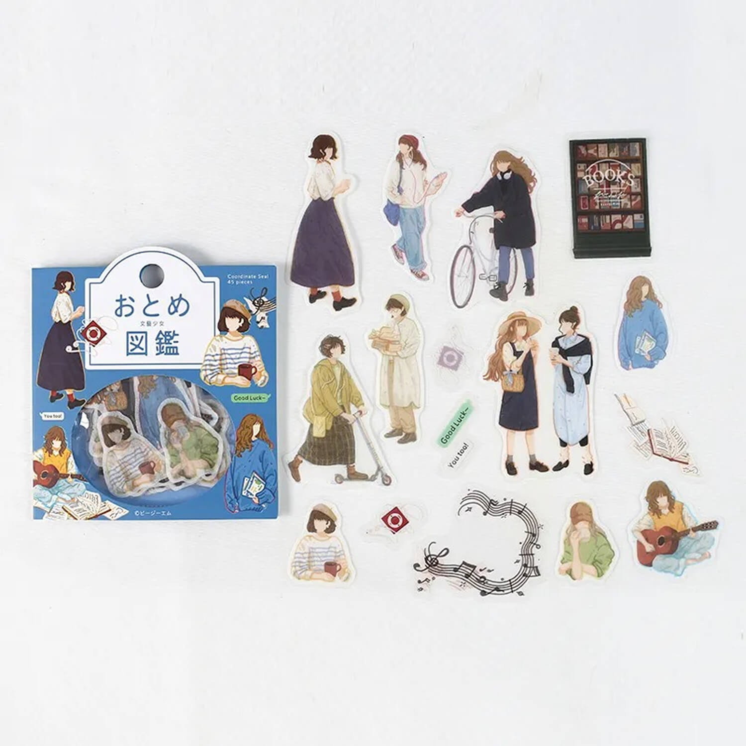 BGM Coordinate Stickers – Otome Zukan - Literary Girl