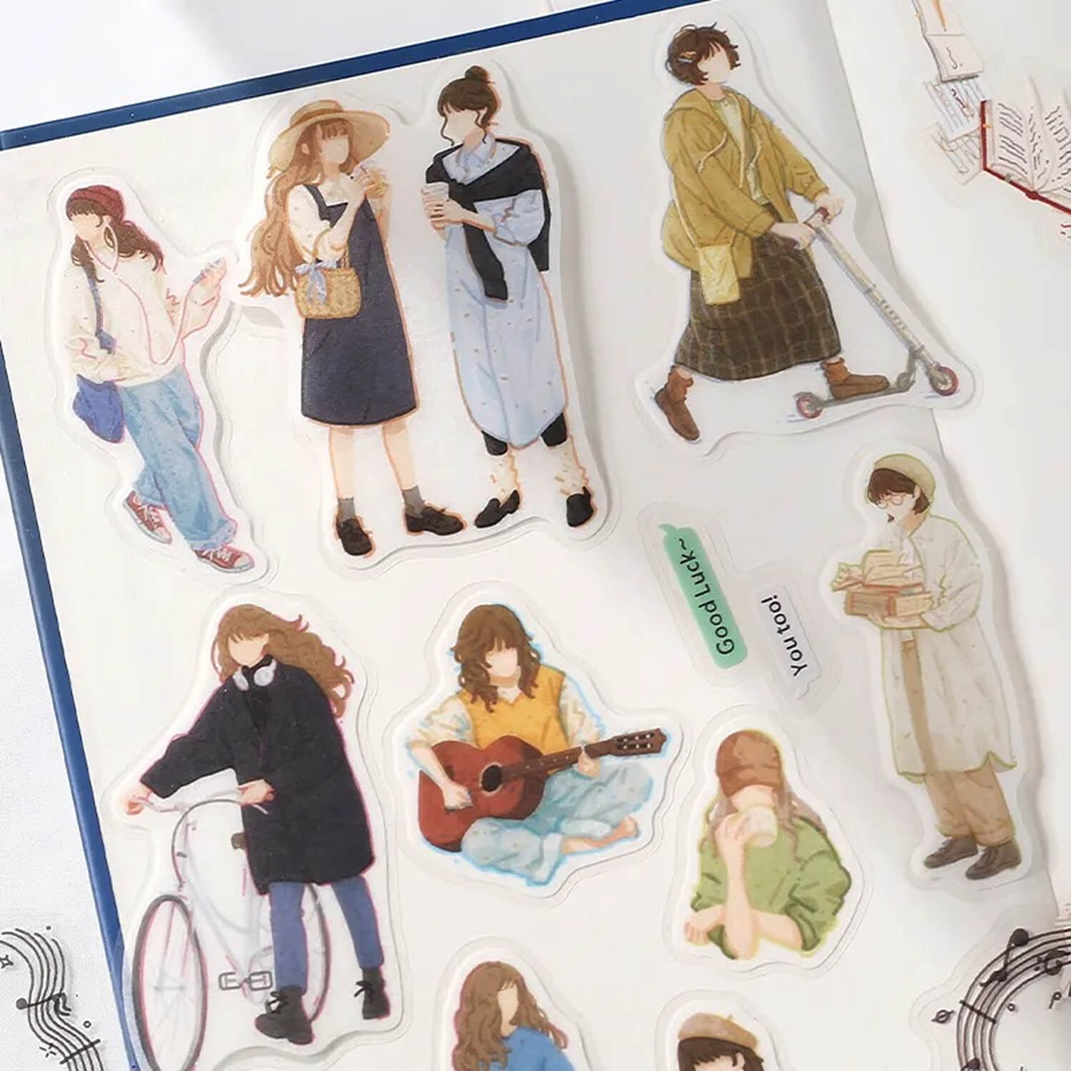 BGM Coordinate Stickers – Otome Zukan - Literary Girl