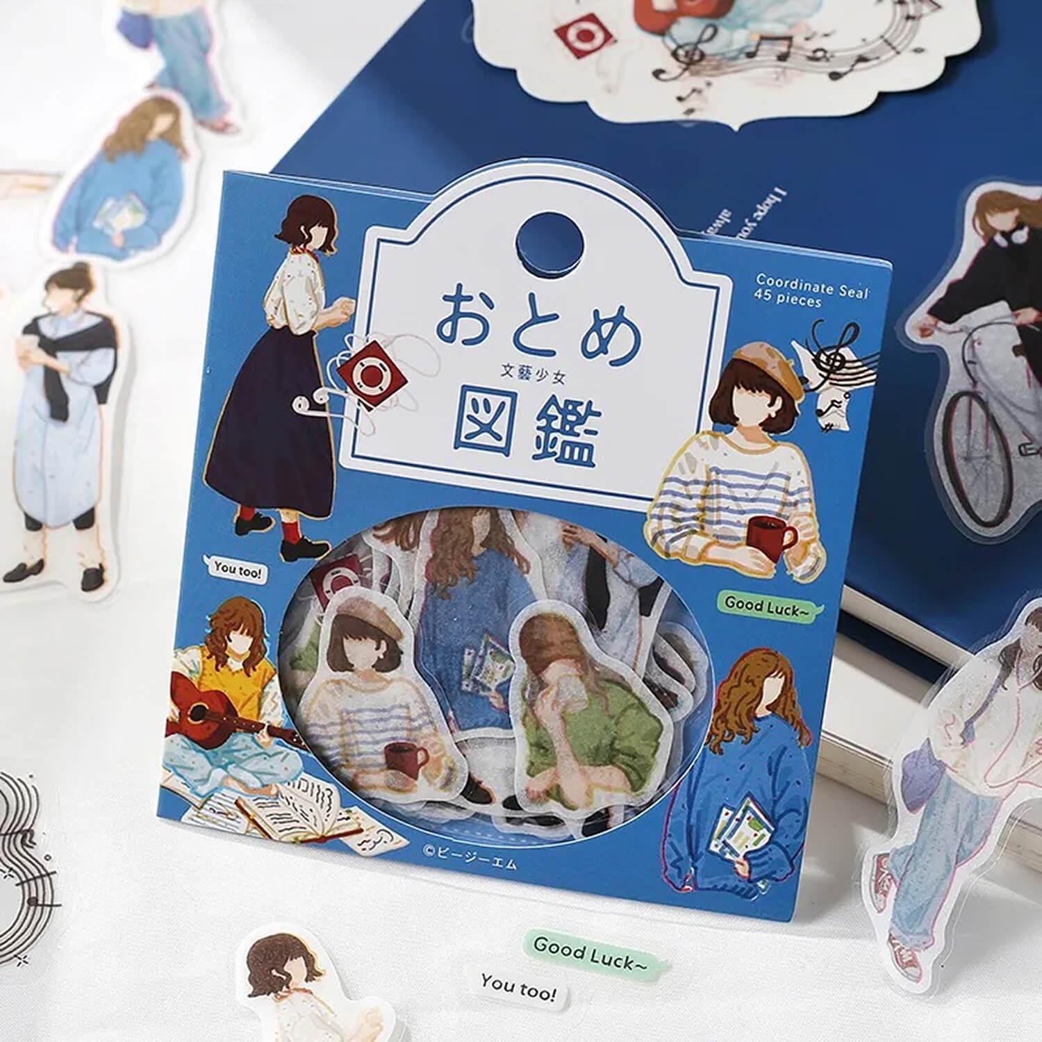 BGM Coordinate Stickers – Otome Zukan - Literary Girl