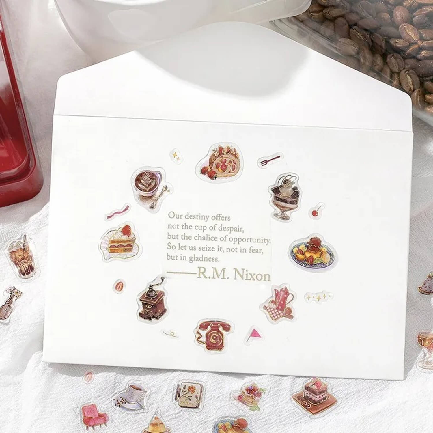 BGM Crystal Stickers – Café A La Mode (Romantic)