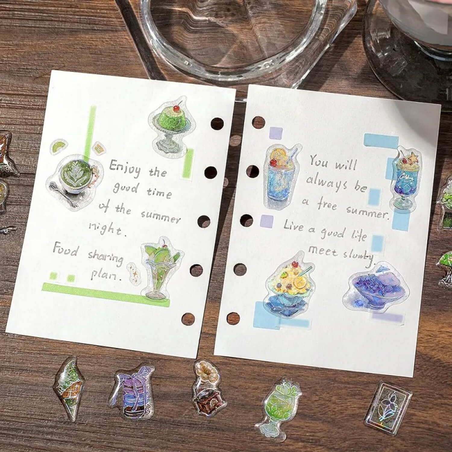 BGM Crystal Stickers – Café A La Mode (Tranquil)