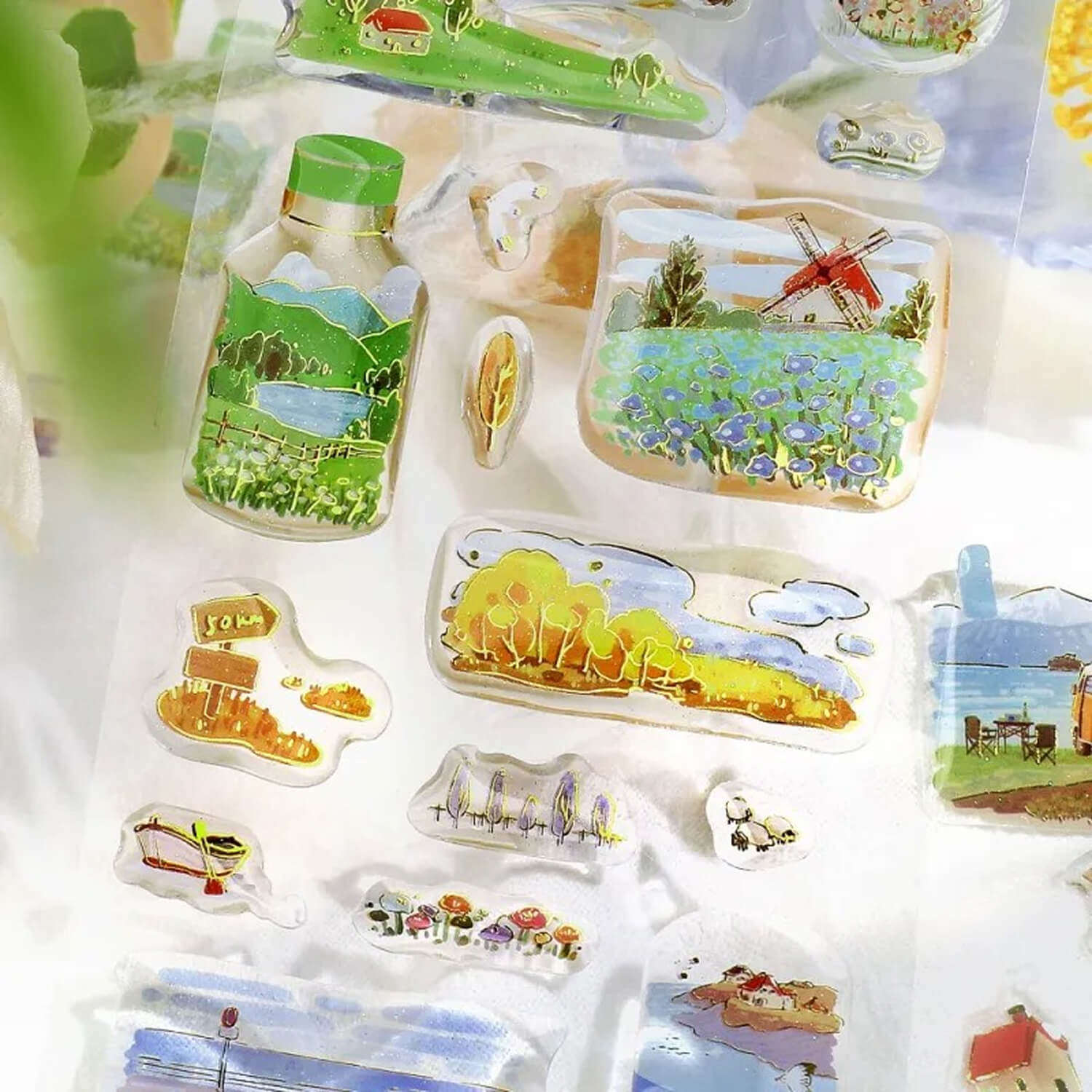 BGM Crystal Stickers – Scenic Journey