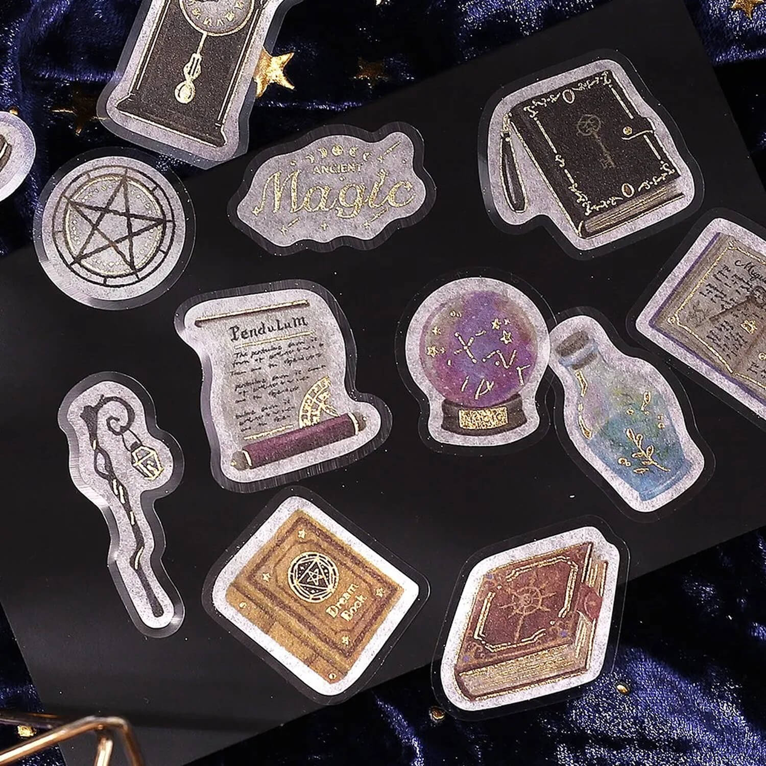 BGM Fantasy Town Flake Stickers – Magic Bookstore