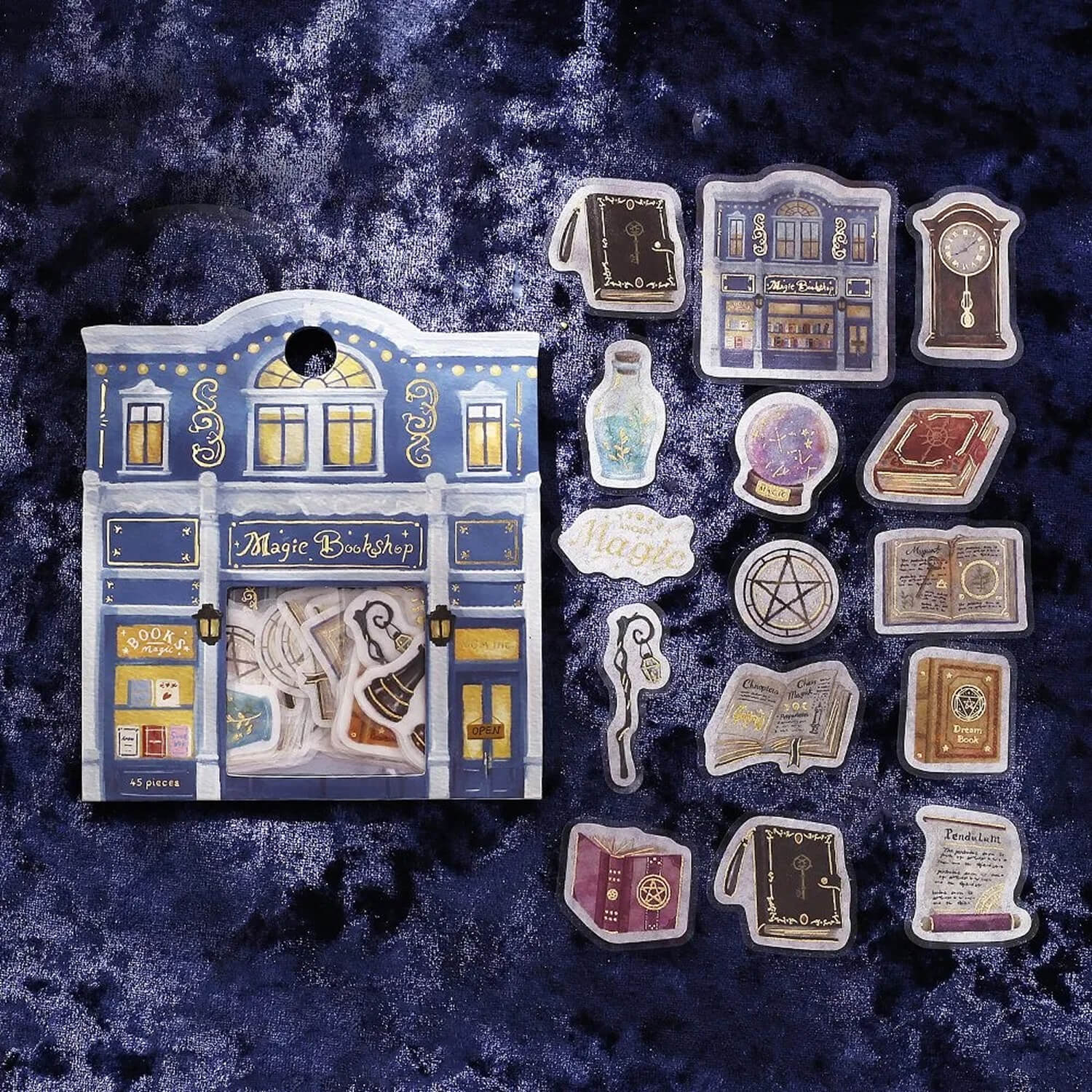 BGM Fantasy Town Flake Stickers – Magic Bookstore