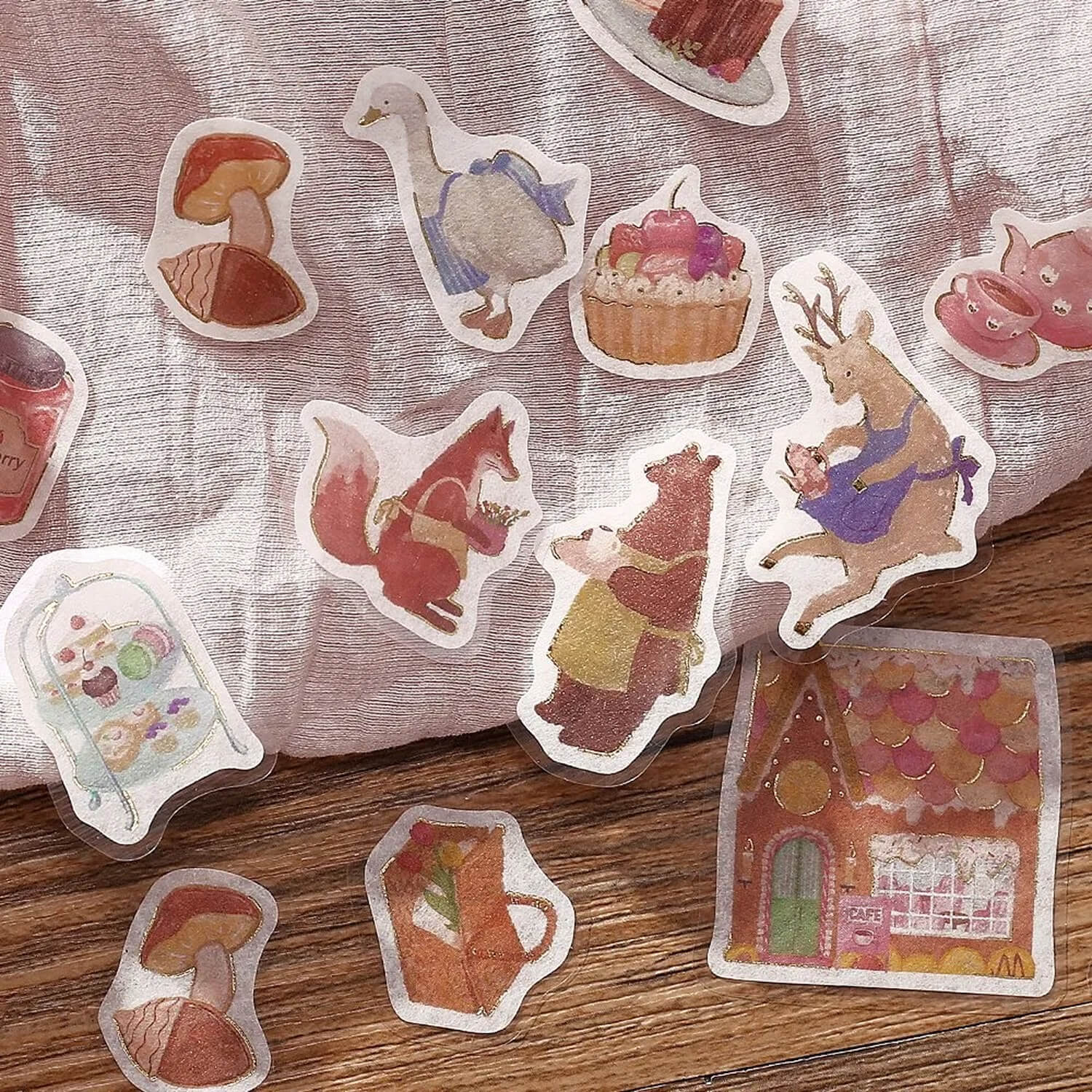 BGM Fantasy Town Flake Stickers – Western Confectionery Café