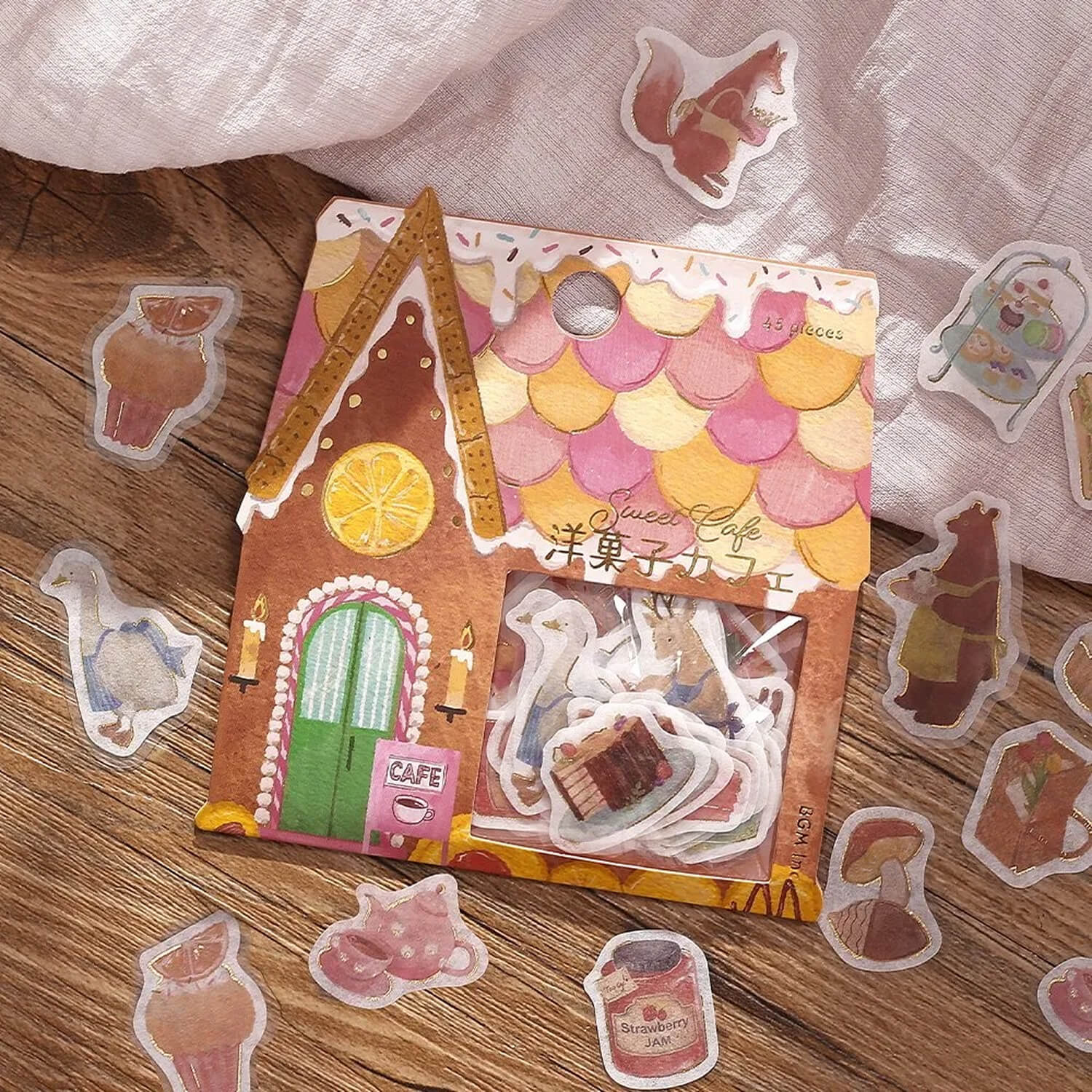 BGM Fantasy Town Flake Stickers – Western Confectionery Café