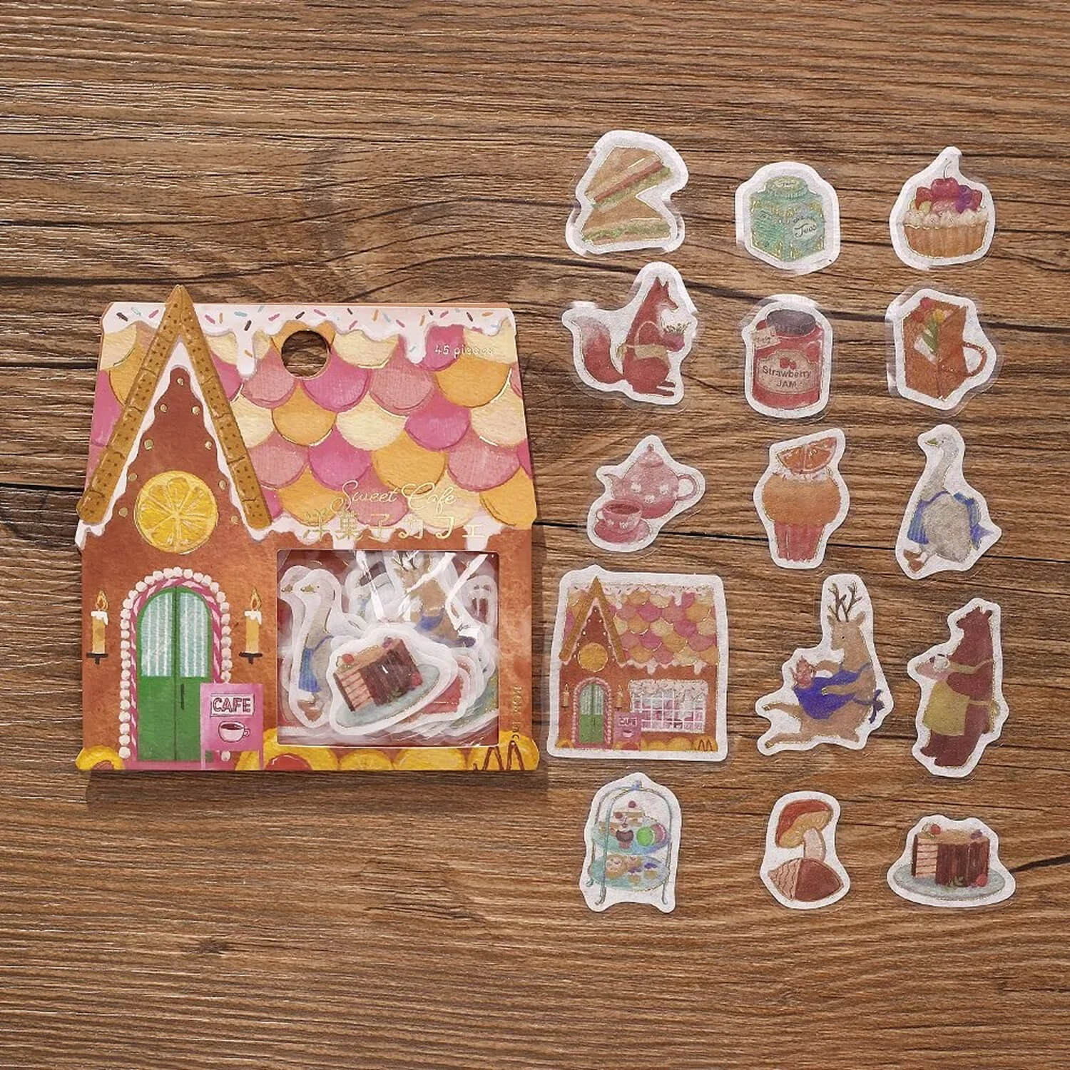 BGM Fantasy Town Flake Stickers – Western Confectionery Café