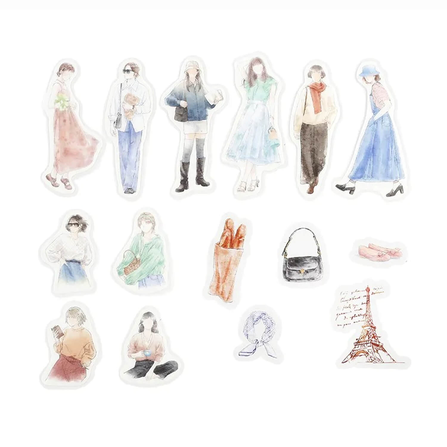 BGM Flake Stickers - Coordinate Stickers - Cherie Paris