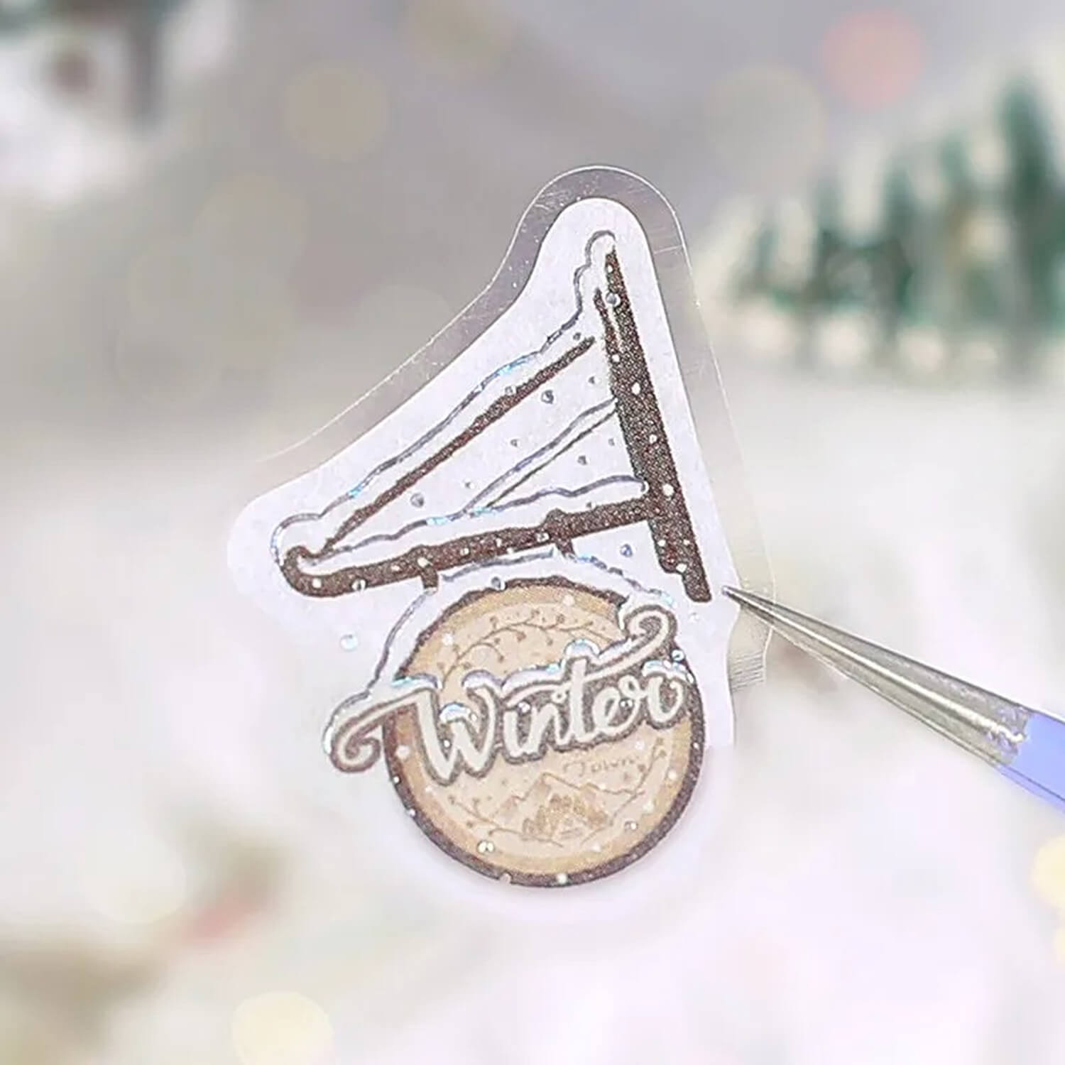BGM Flake Stickers – Snowy Town