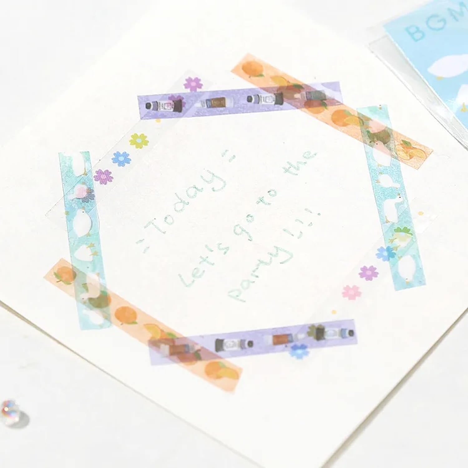 BGM Foil Clear Tape – Life 5mm - Paint Tubes