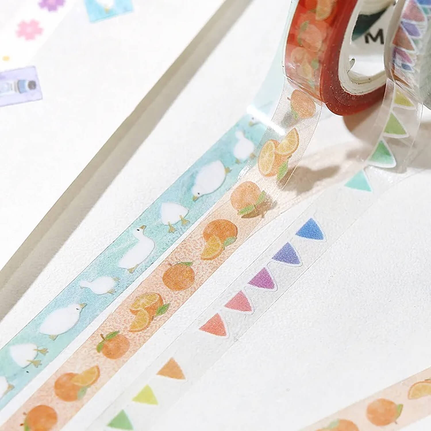 BGM Foil Clear Tape – Life 5mm - Tangerine