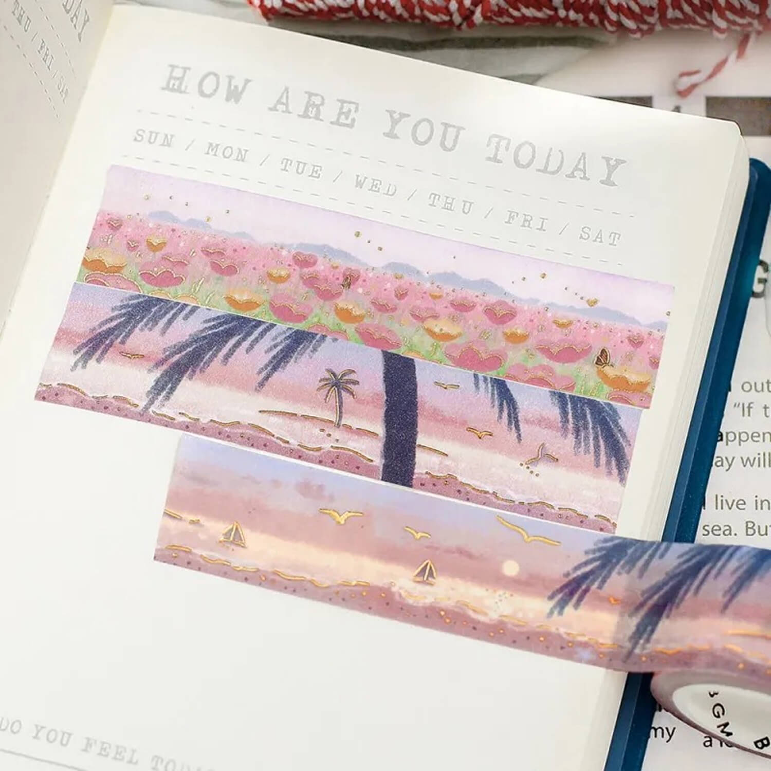 BGM Foil Washi Tape – Fantasy Landscape - Coast