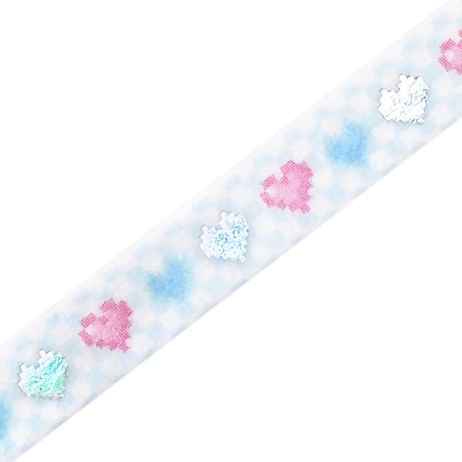 BGM Foil Washi Tape – Life 5mm - Hearts