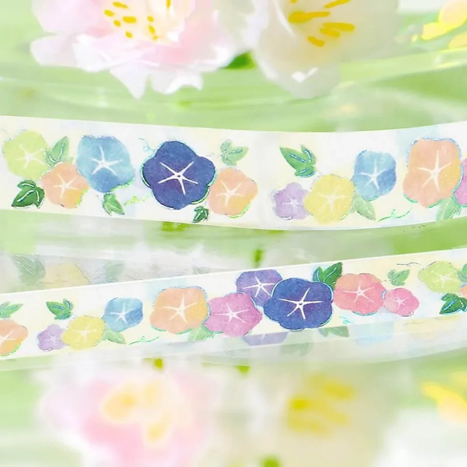 BGM Foil Washi Tape – Morning Glory (Summer 2025 Limited)