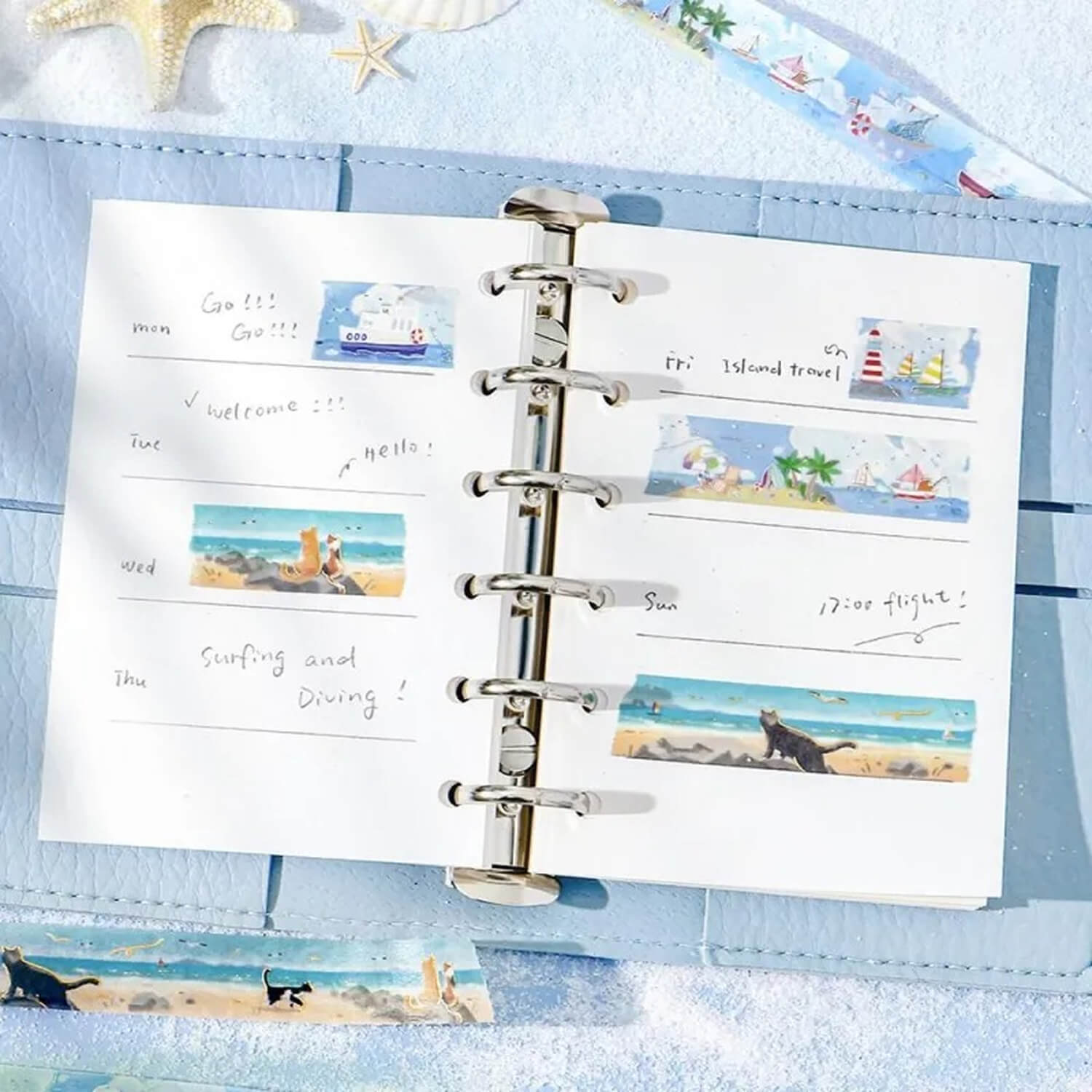BGM Foil Washi Tape – Summer Port (Summer 2025 Limited)