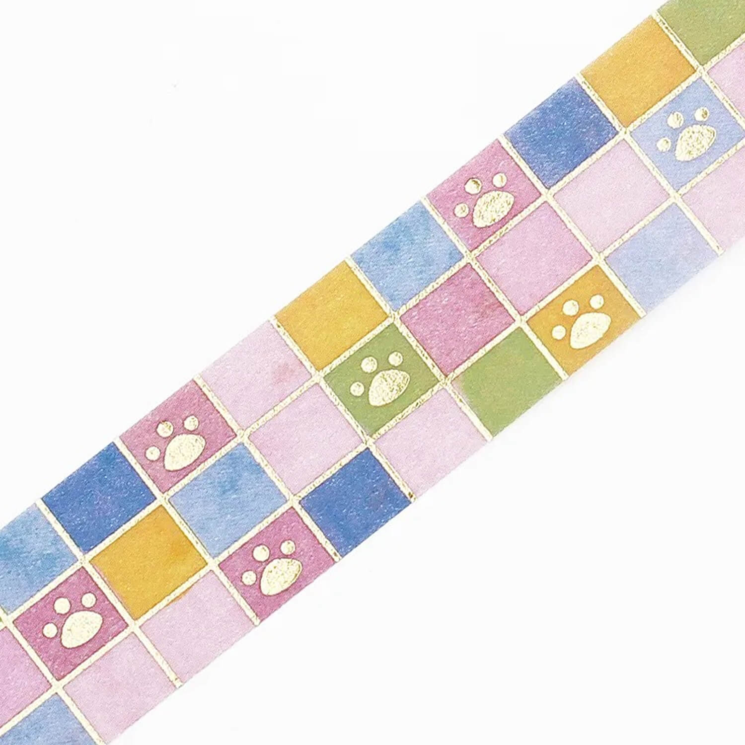 BGM Foil Washi Tape – Tile Art - Paw Prints
