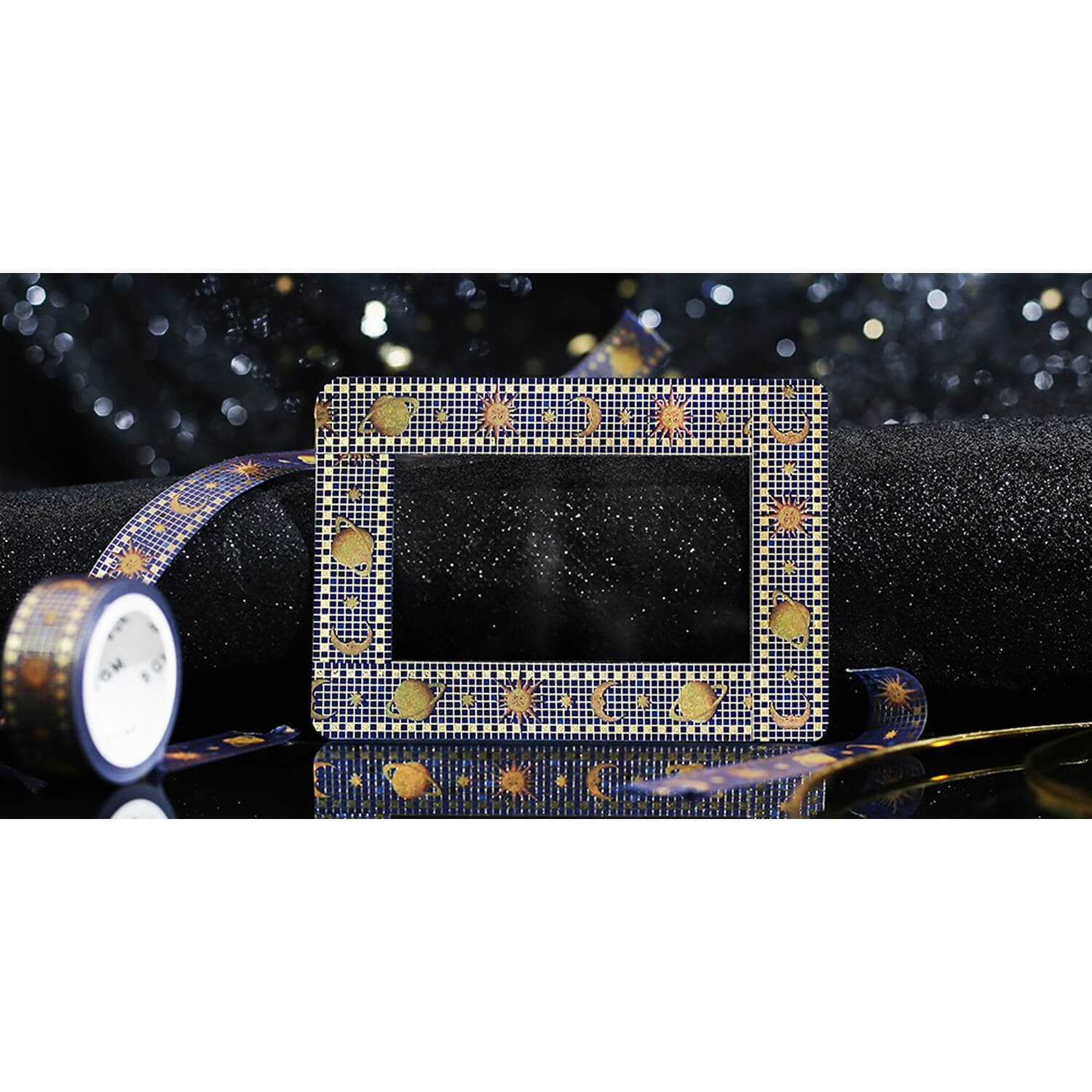 BGM Foil Washi Tape – Tile Art - Universe