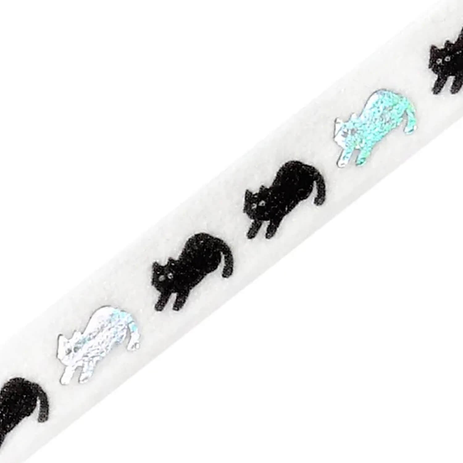 BGM Life Foil Washi Tape 5mm - Black Cat