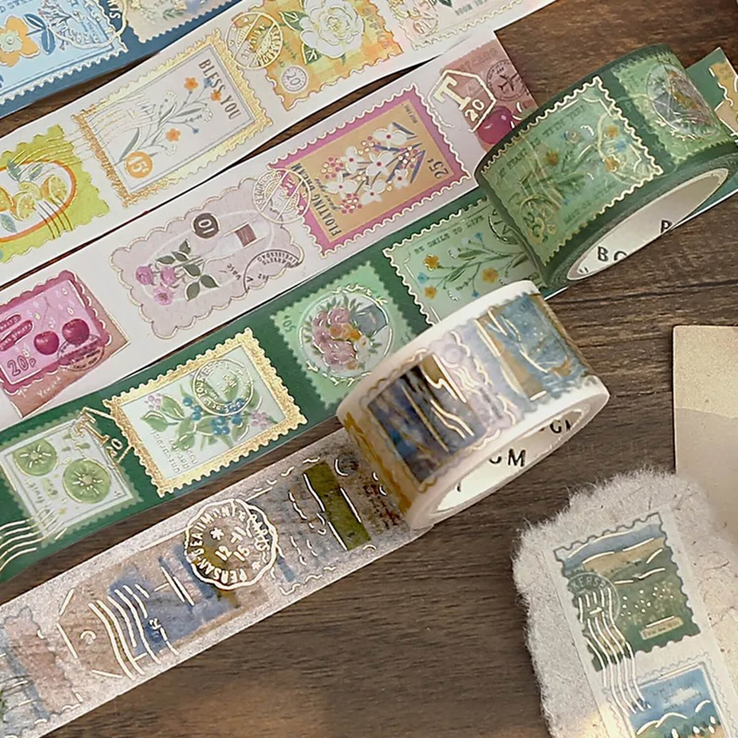 BGM Masking Tape – Post Office – Botanical Pink