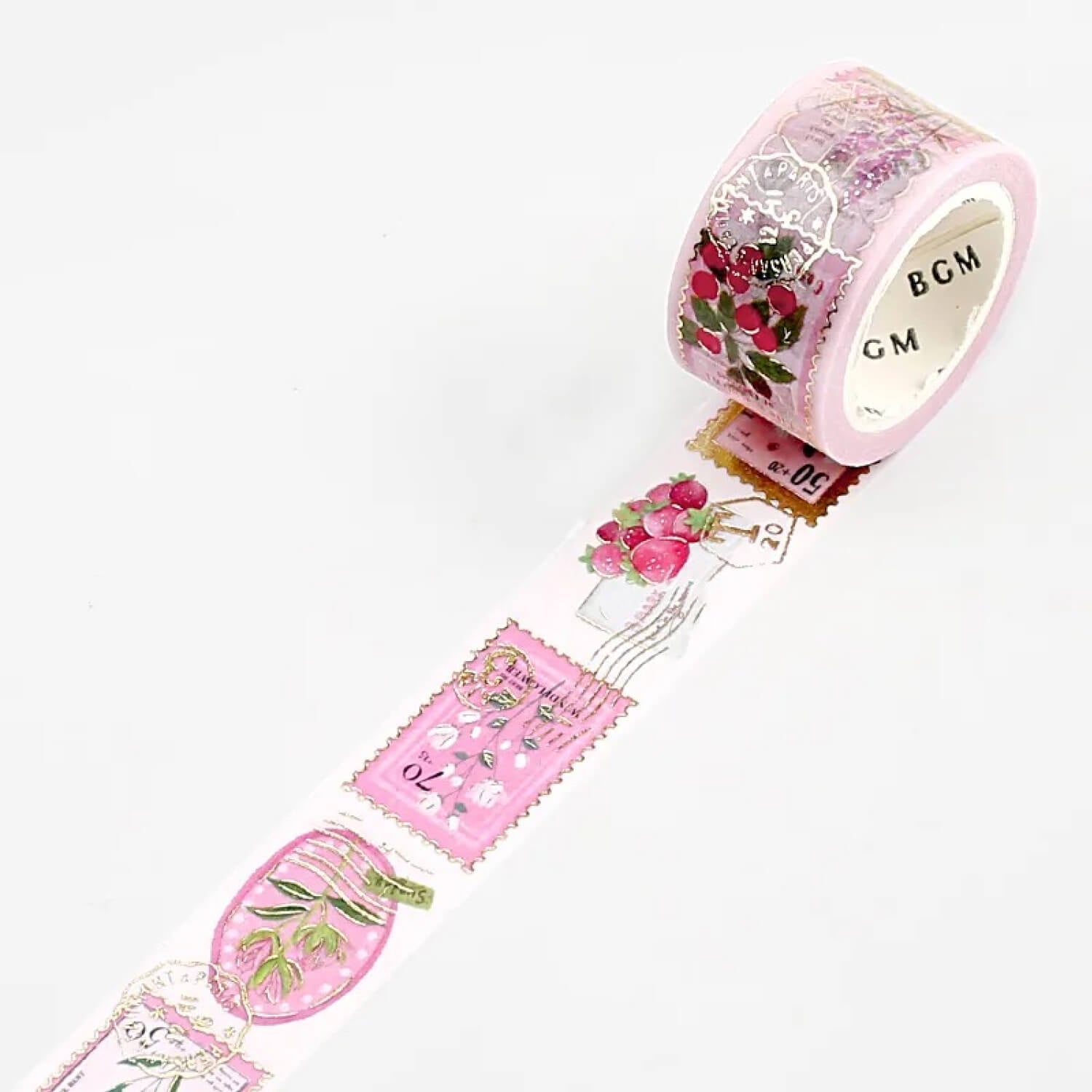 BGM Masking Tape – Post Office – Botanical Pink