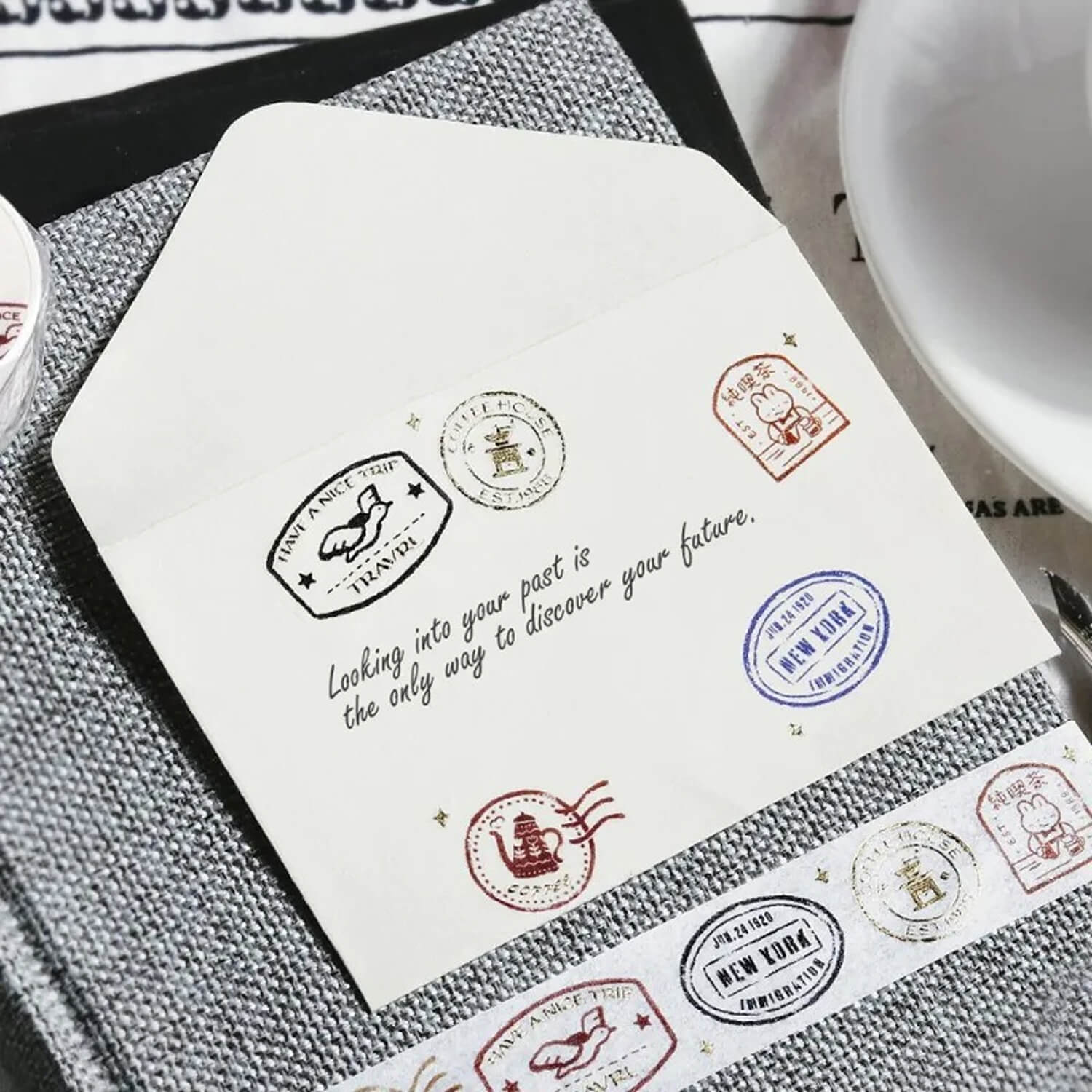 BGM Masking Tape – World Café Journey – Stamps