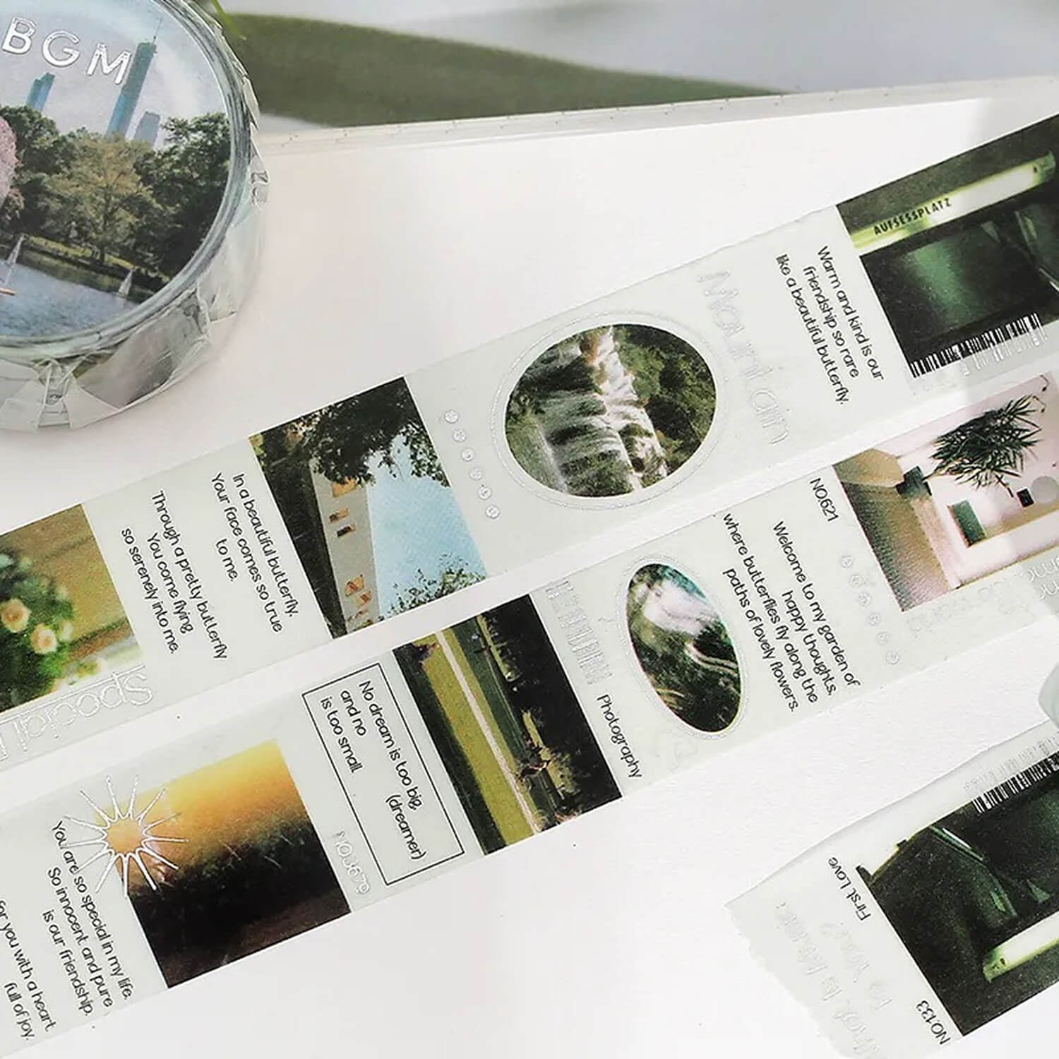 BGM Special Washi Tape – Color City - Green