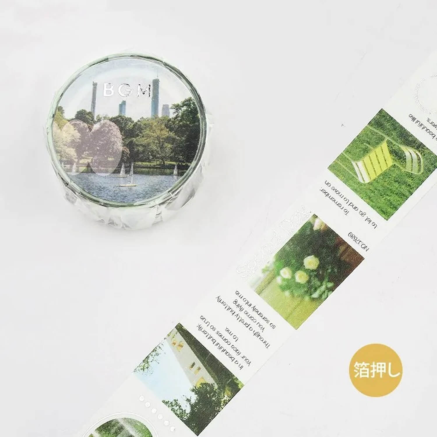 BGM Special Washi Tape – Color City - Green
