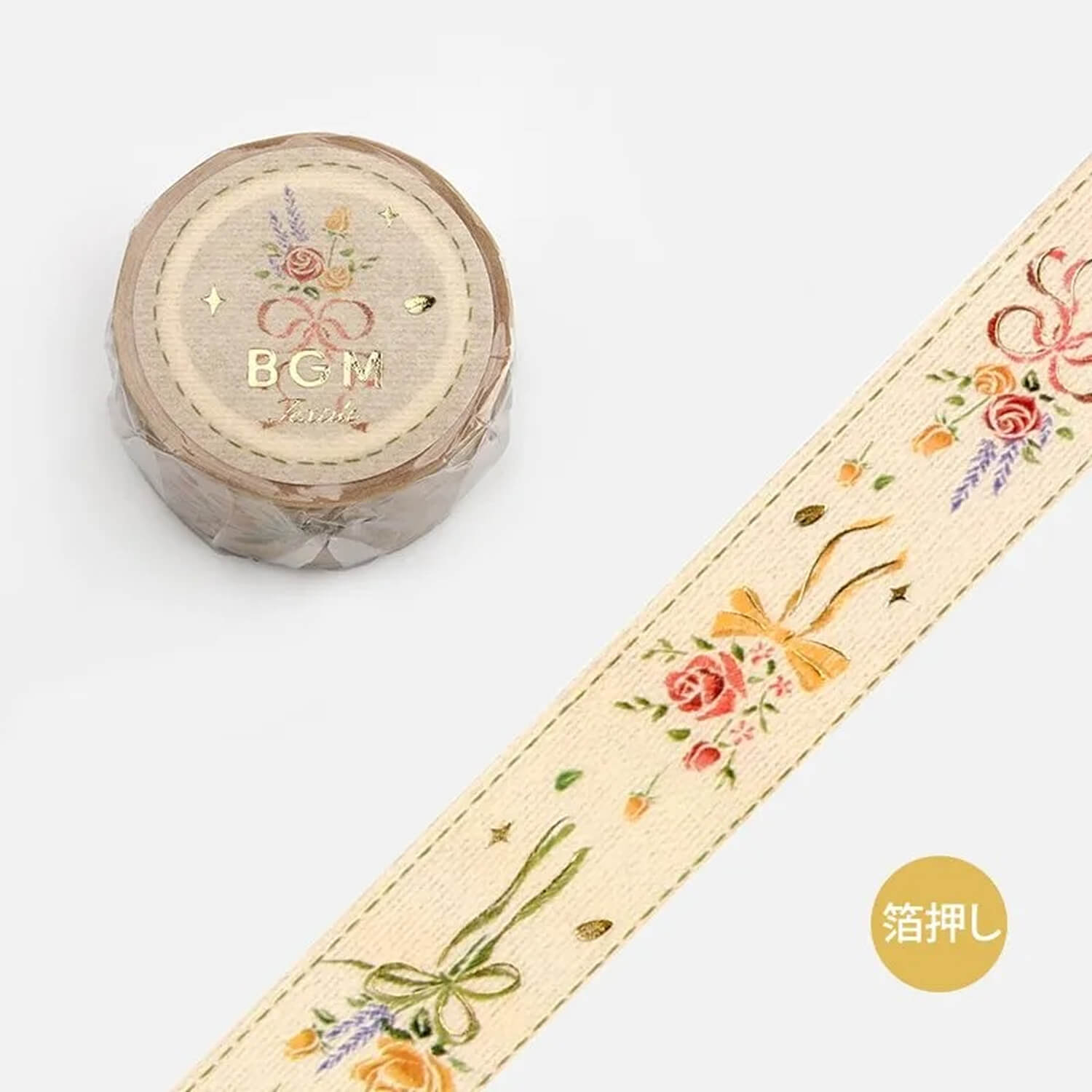 BGM Special Washi Tape – Embroidery Ribbon - Bouquet