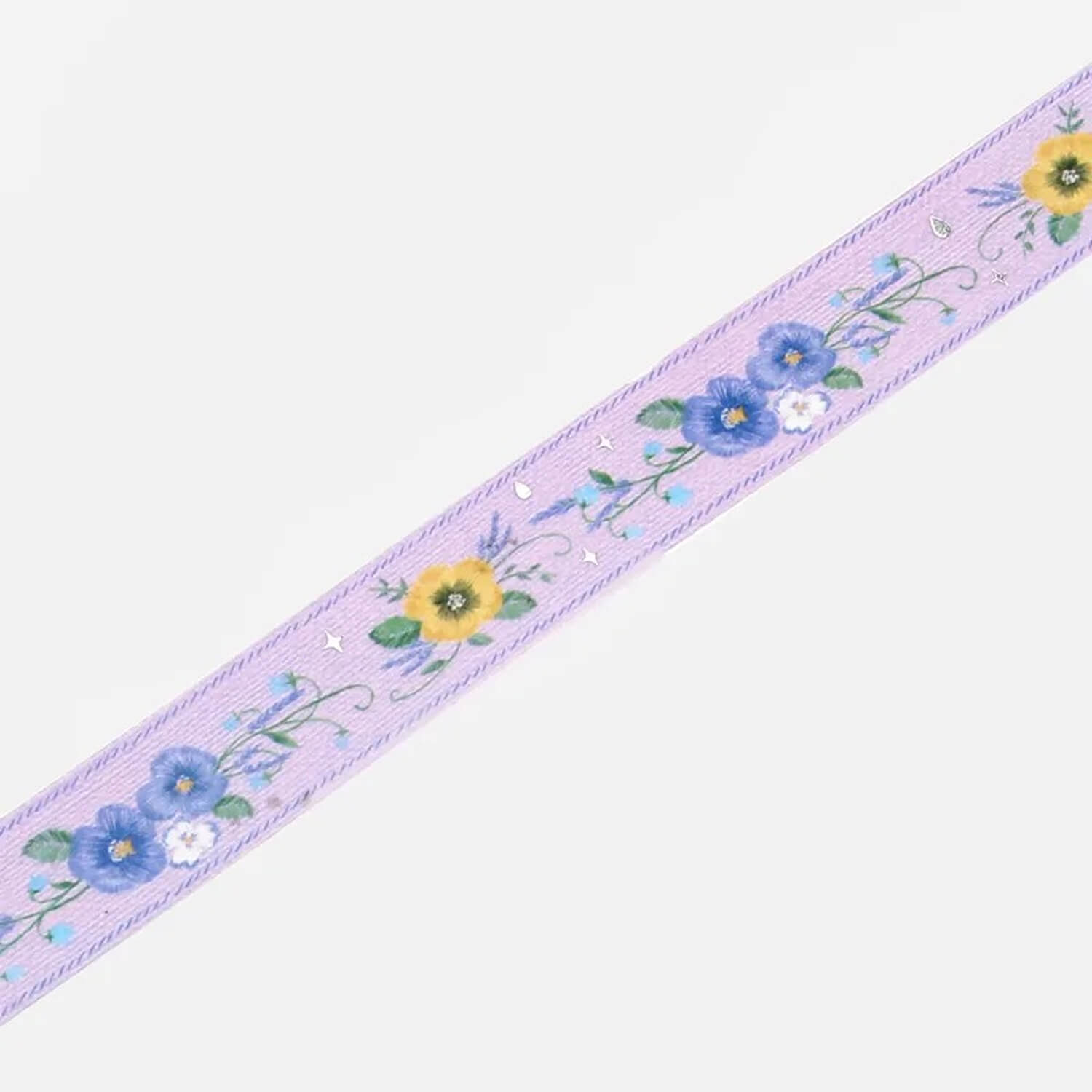 BGM Special Washi Tape – Embroidery Ribbon - Violet