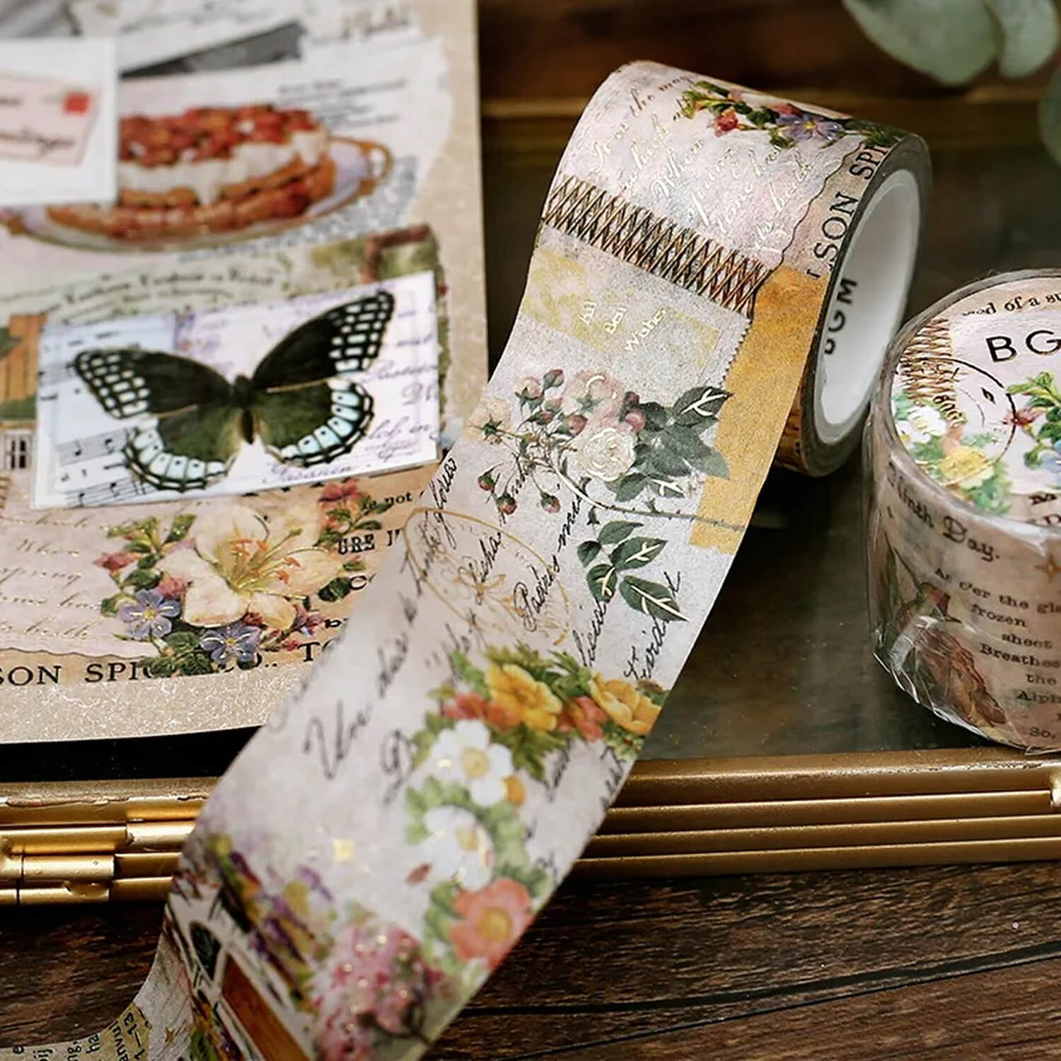 BGM Special Washi Tape – Invitation to Romance - Flowers