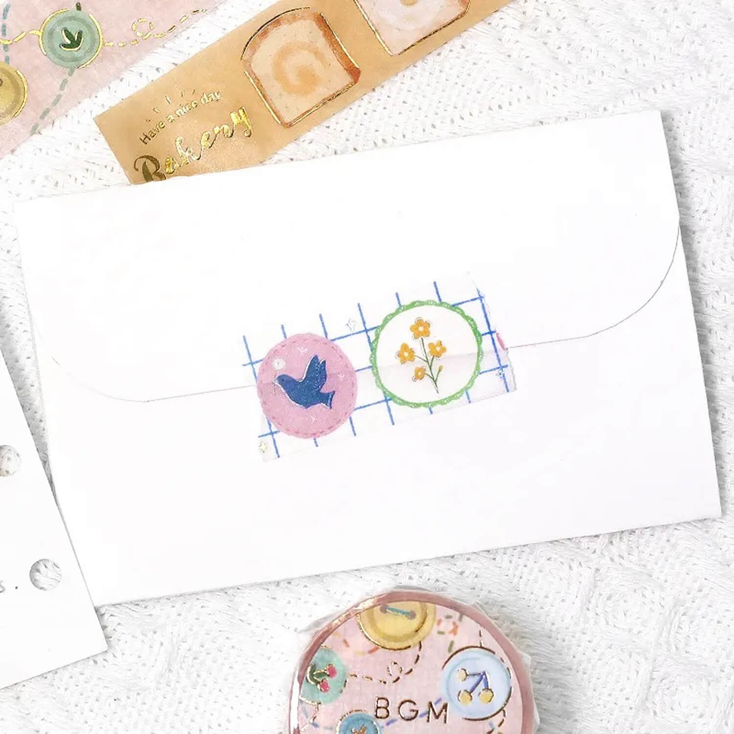 BGM Washi Tape – Life - Brooch
