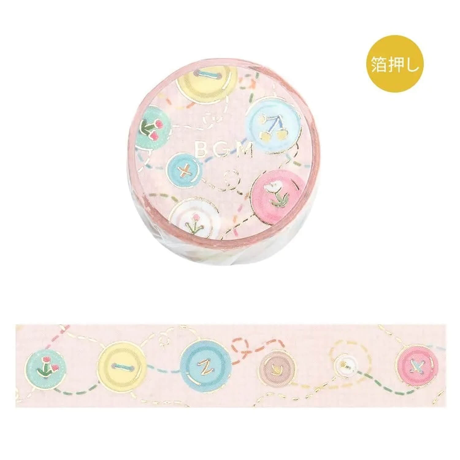 BGM Washi Tape – Life - Color Buttons