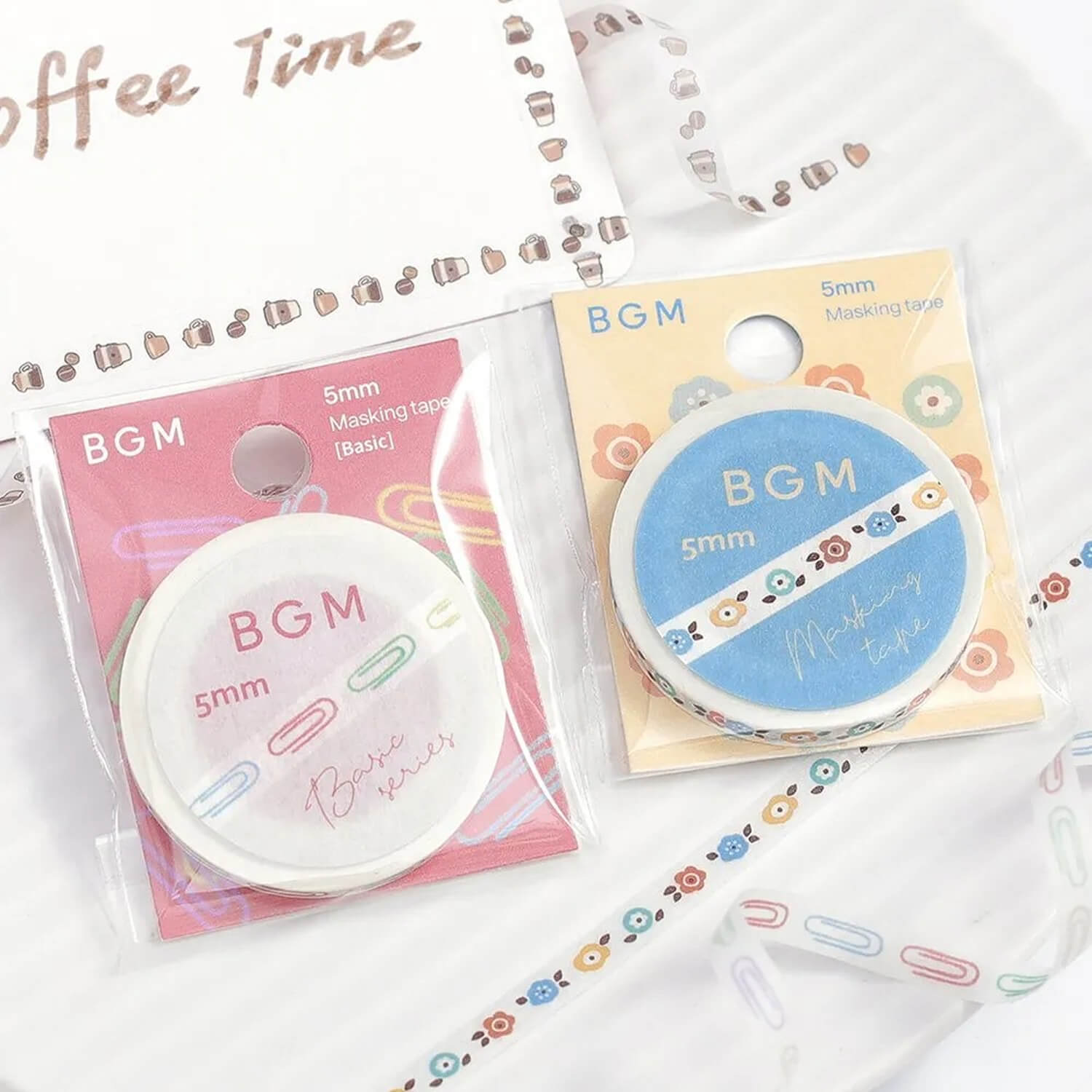 BGM Washi Tape – Life 5mm - Clip