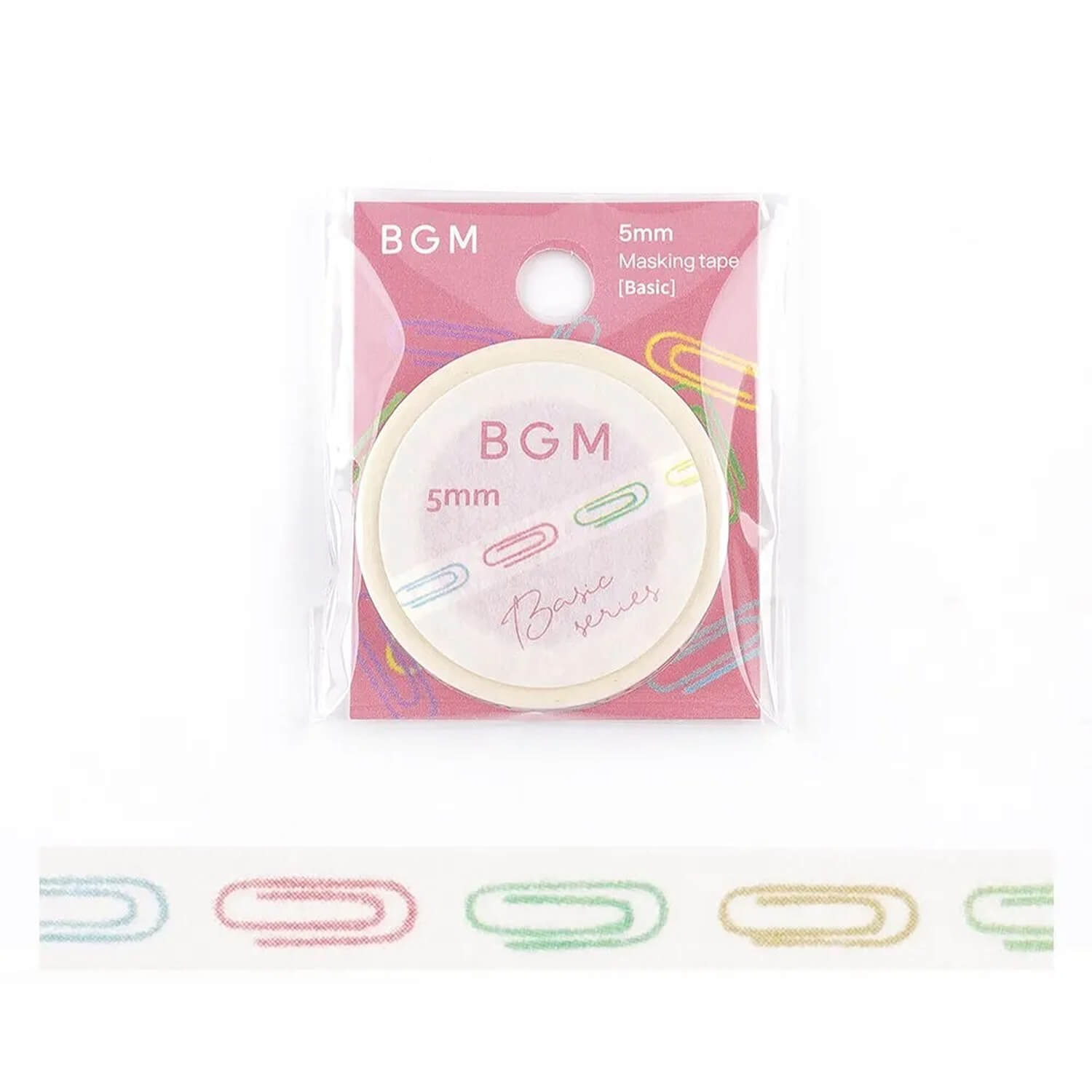 BGM Washi Tape – Life 5mm - Clip