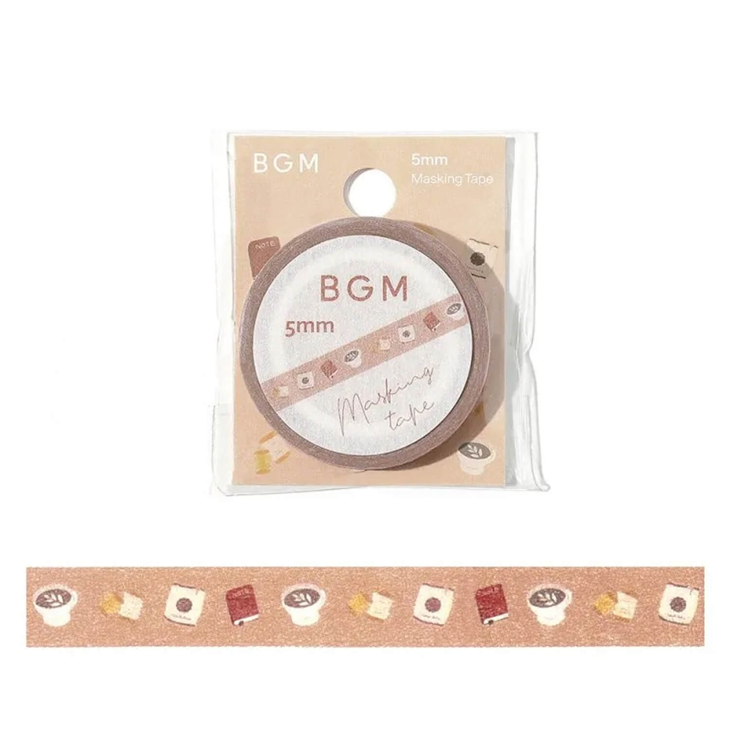 BGM Washi Tape – Life 5mm - Hobby Time