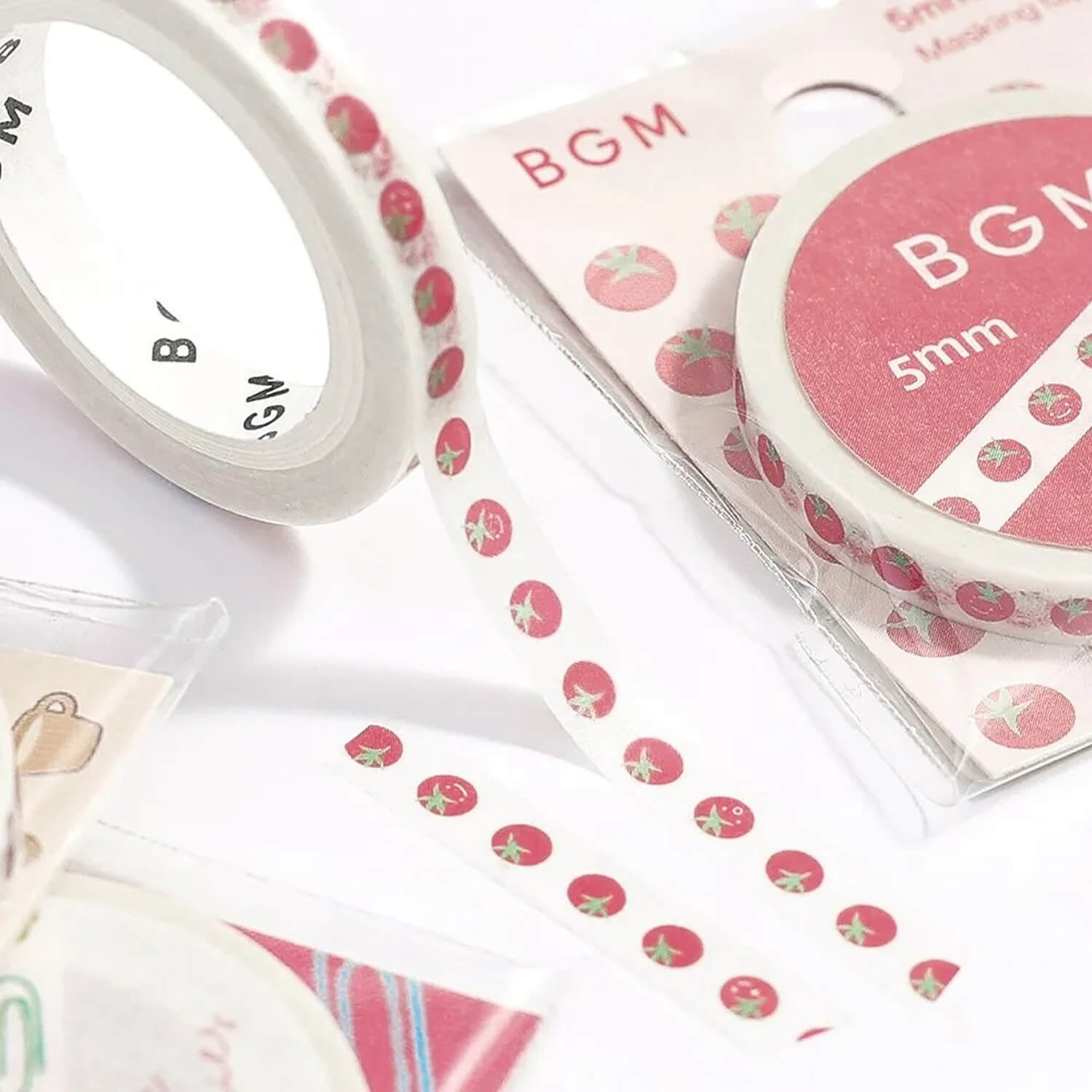 BGM Washi Tape – Life 5mm - Tomato Time