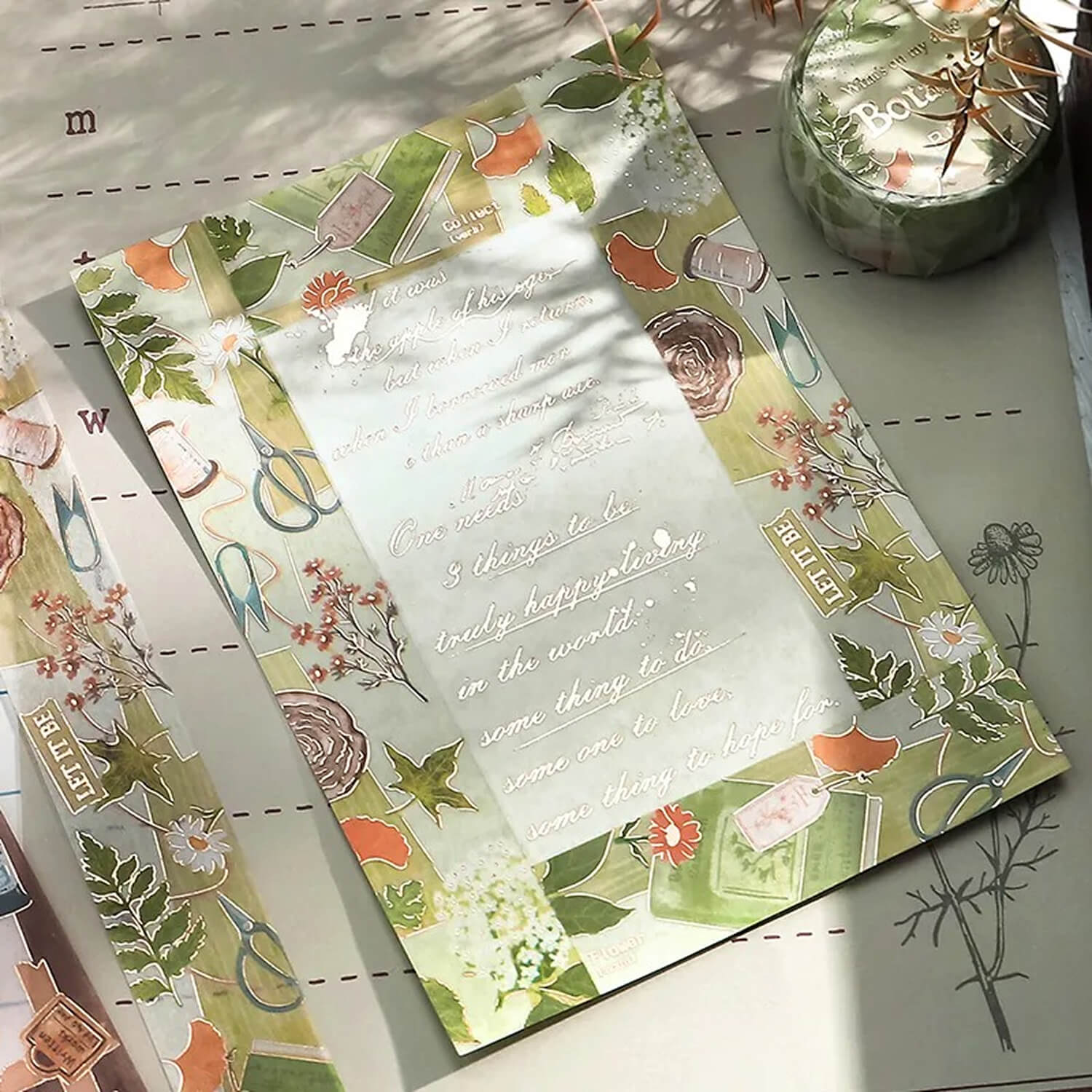 BGM Washi Tape – My Desk - Botanist