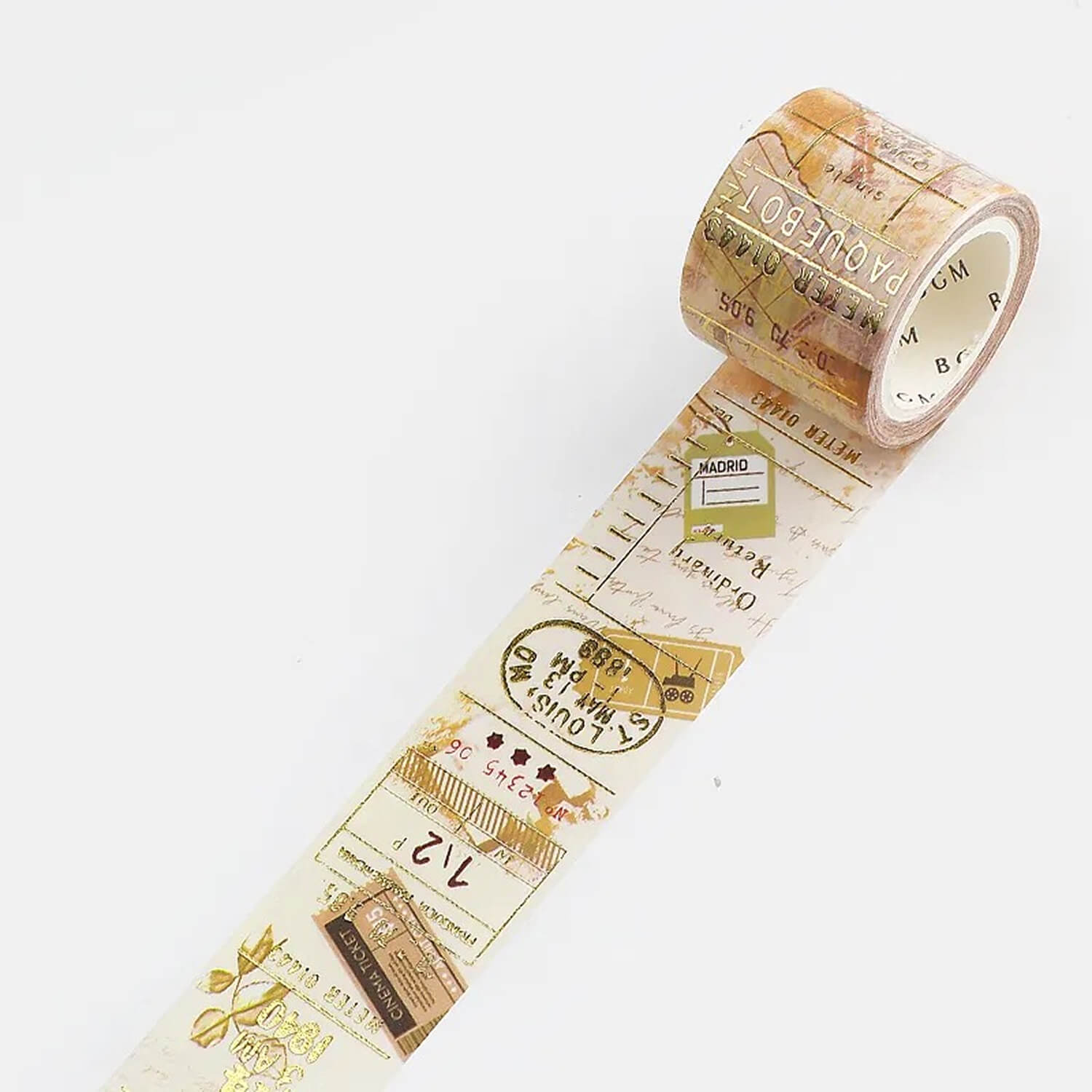 BGM Washi Tape – Poem Ticket