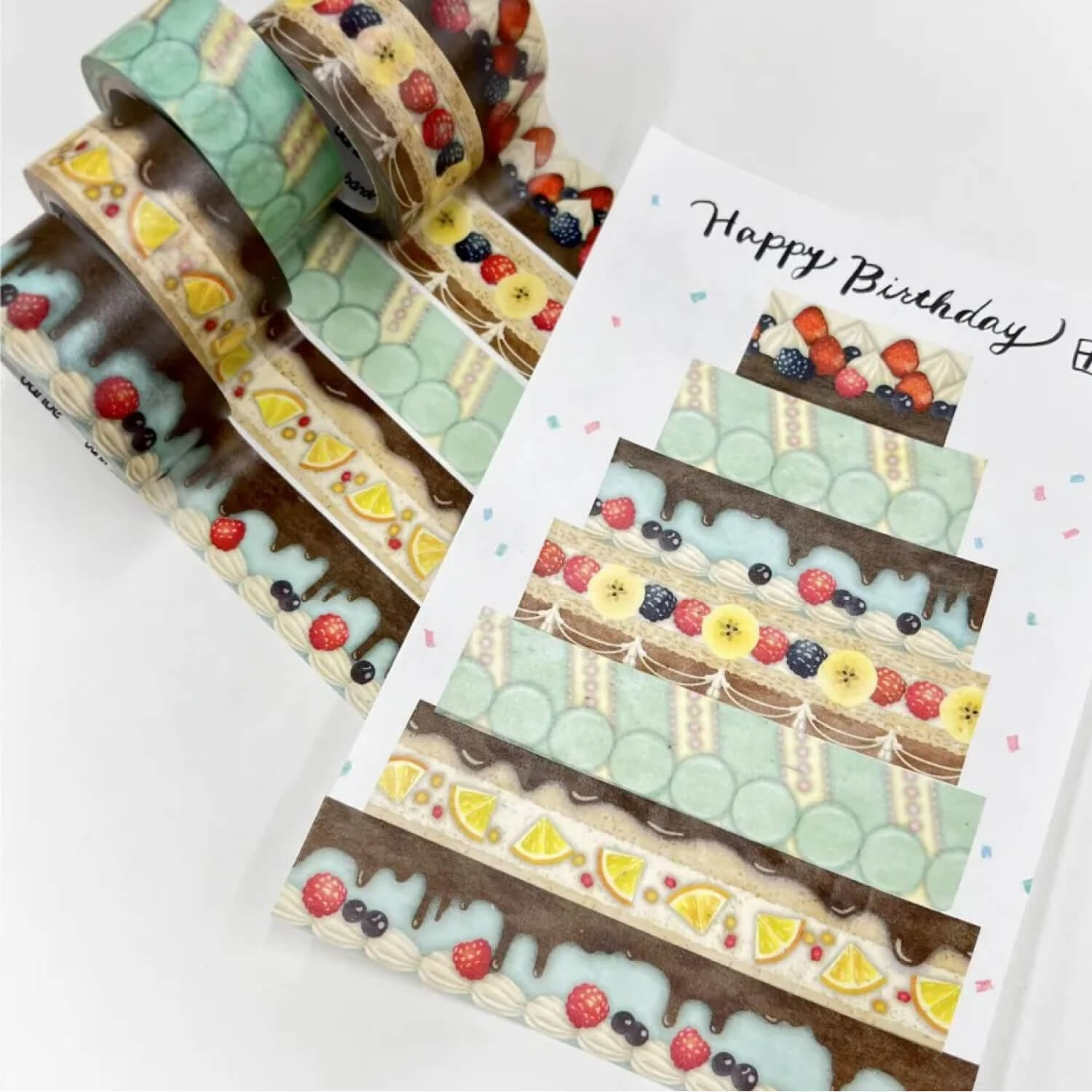 Bande Stick Masking Tape Set – Chocolate Cake